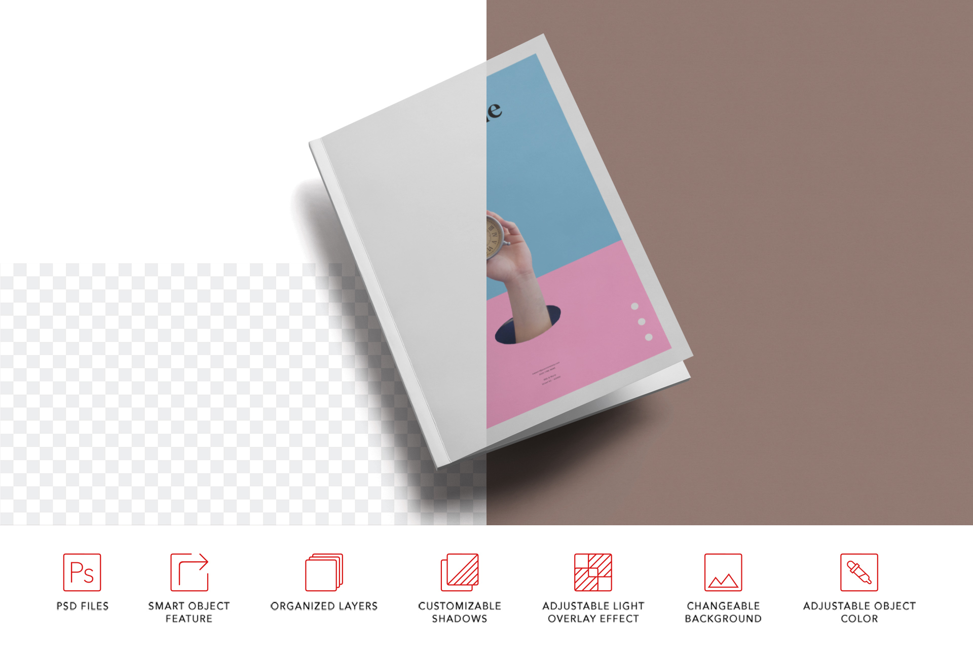 art magazine mockup