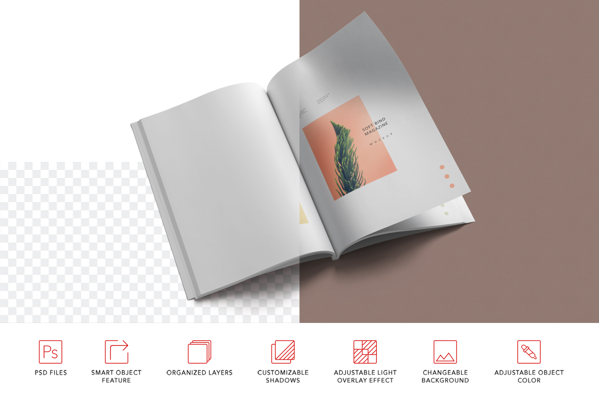A4 magazine mockup