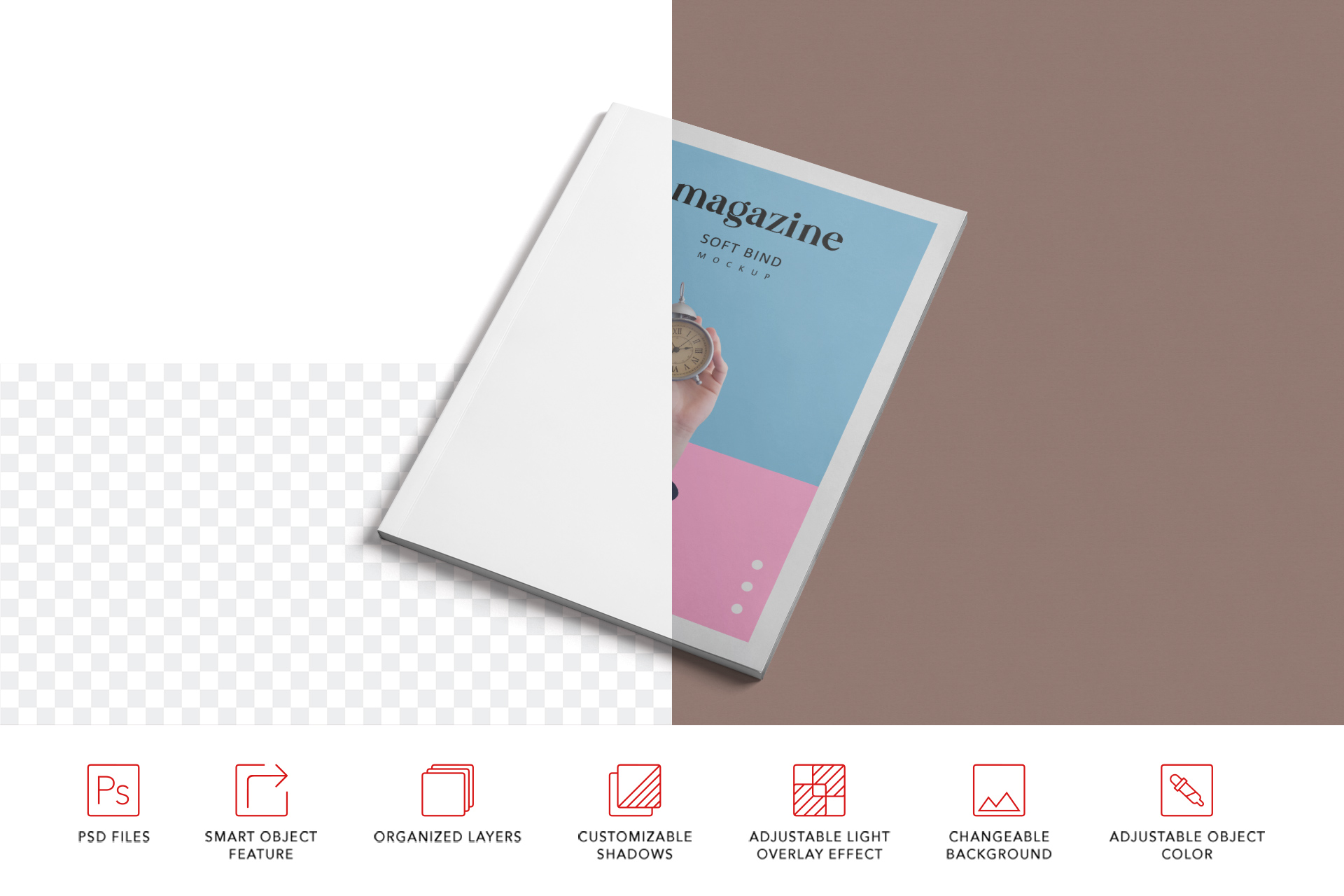 A4 magazine mockup
