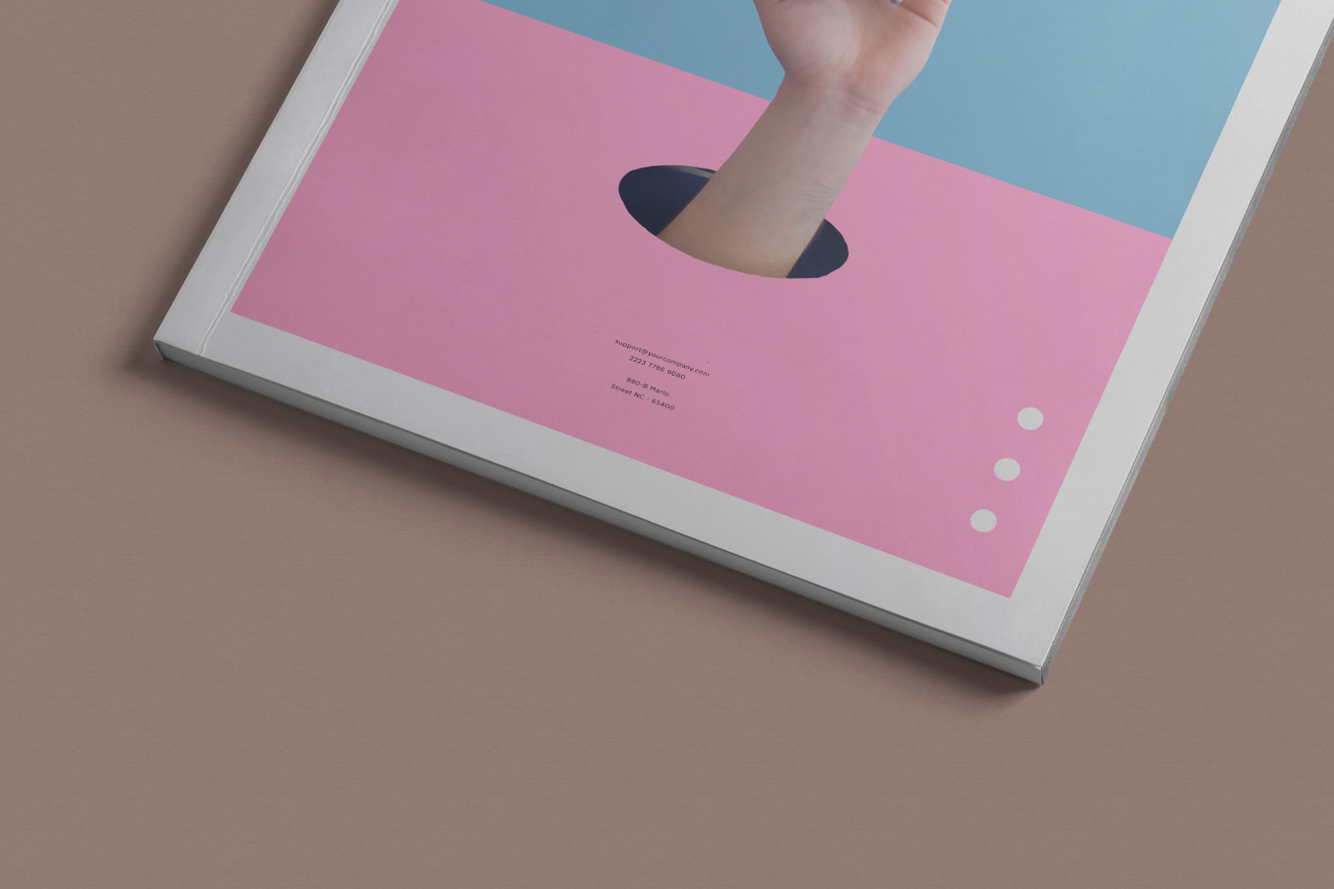 A4 magazine mockup
