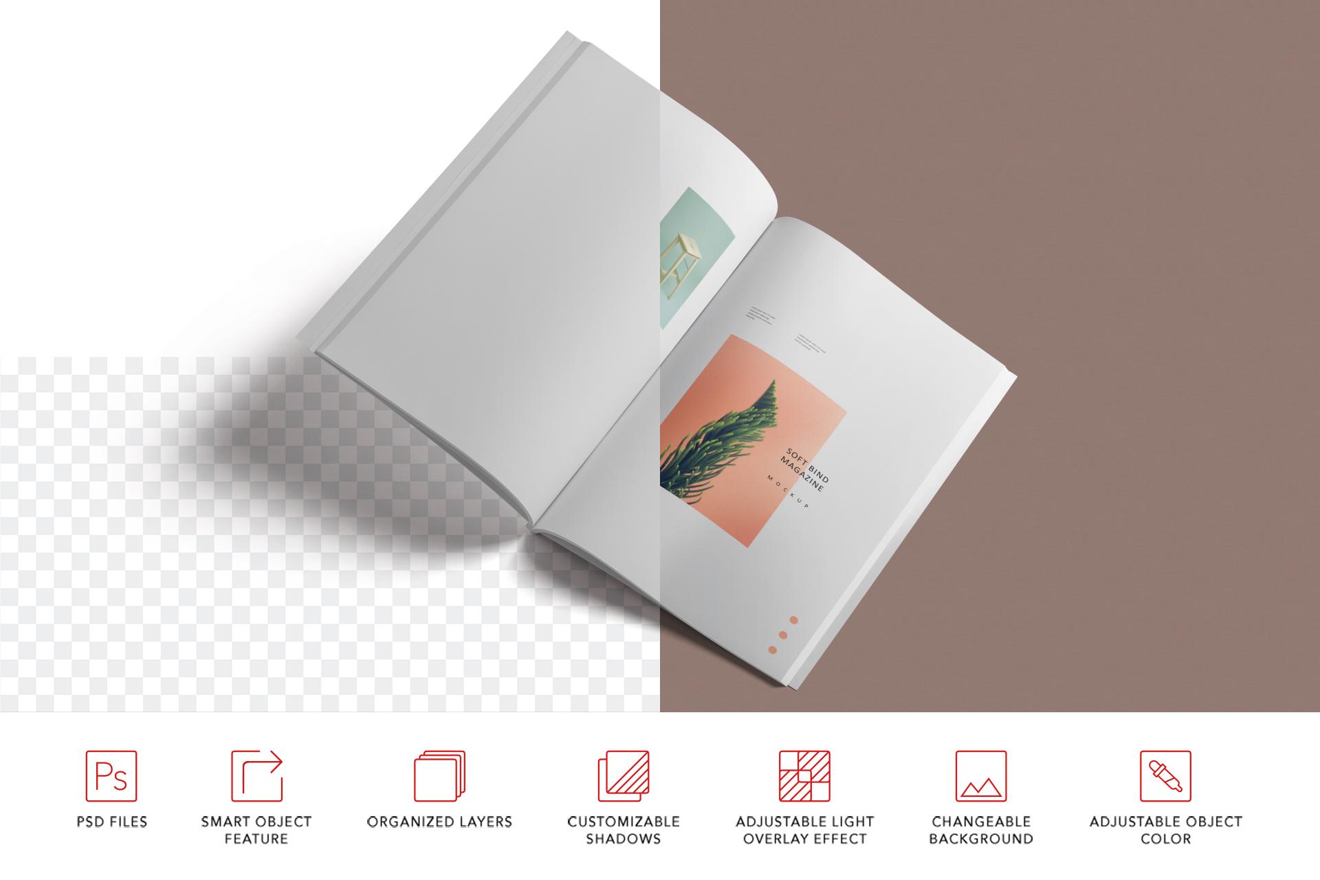 A4 magazine mockup