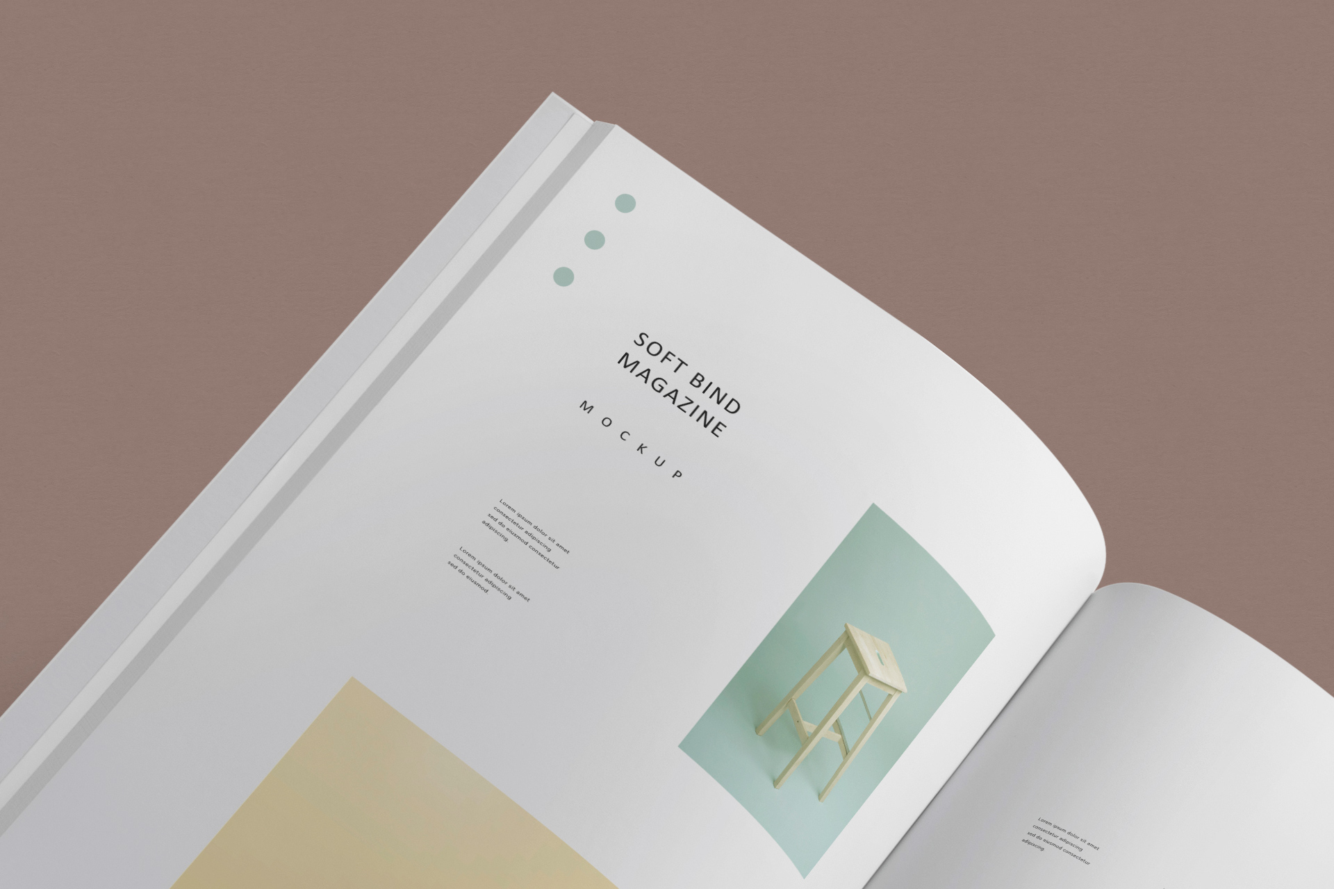 A4 magazine mockup