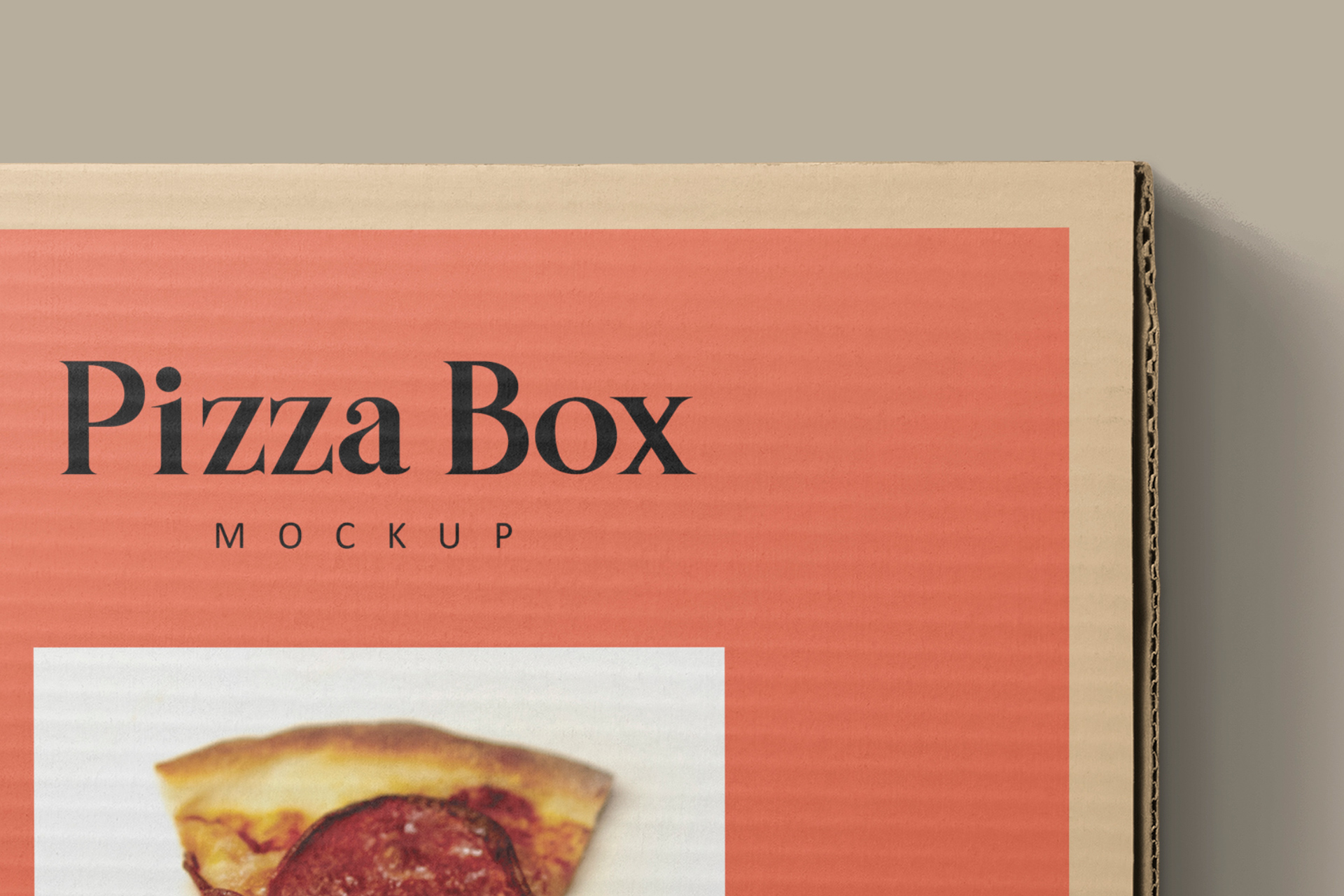 cardboard box mockup