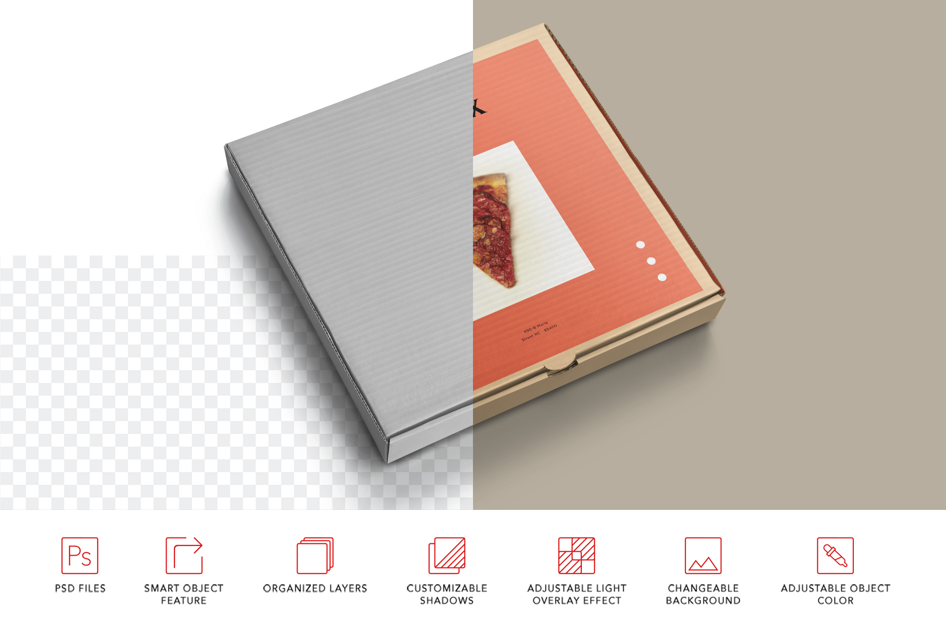 box design mockup