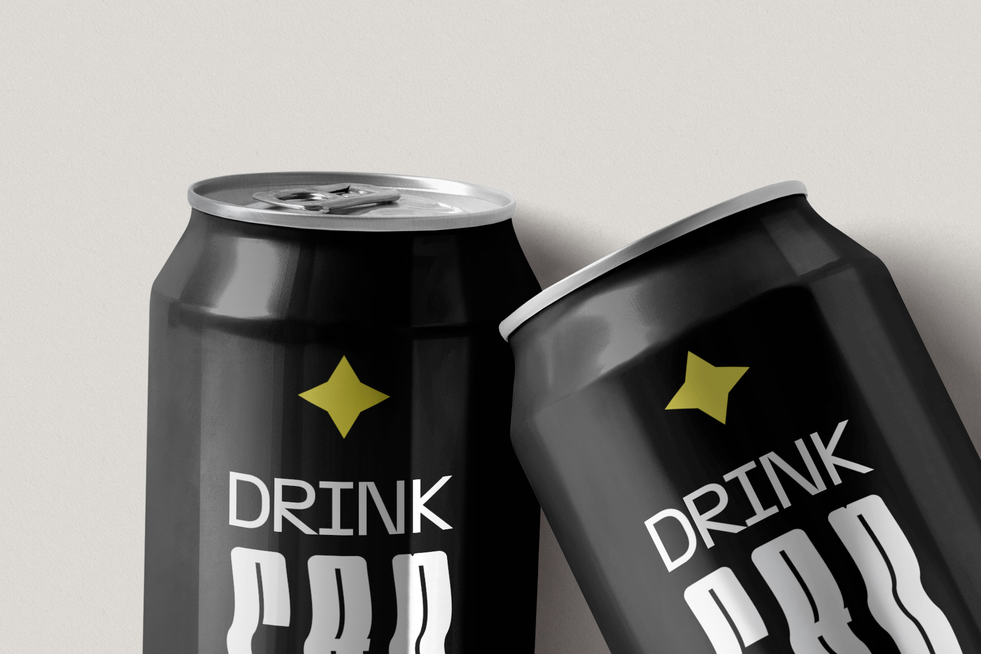 beverage can mockup