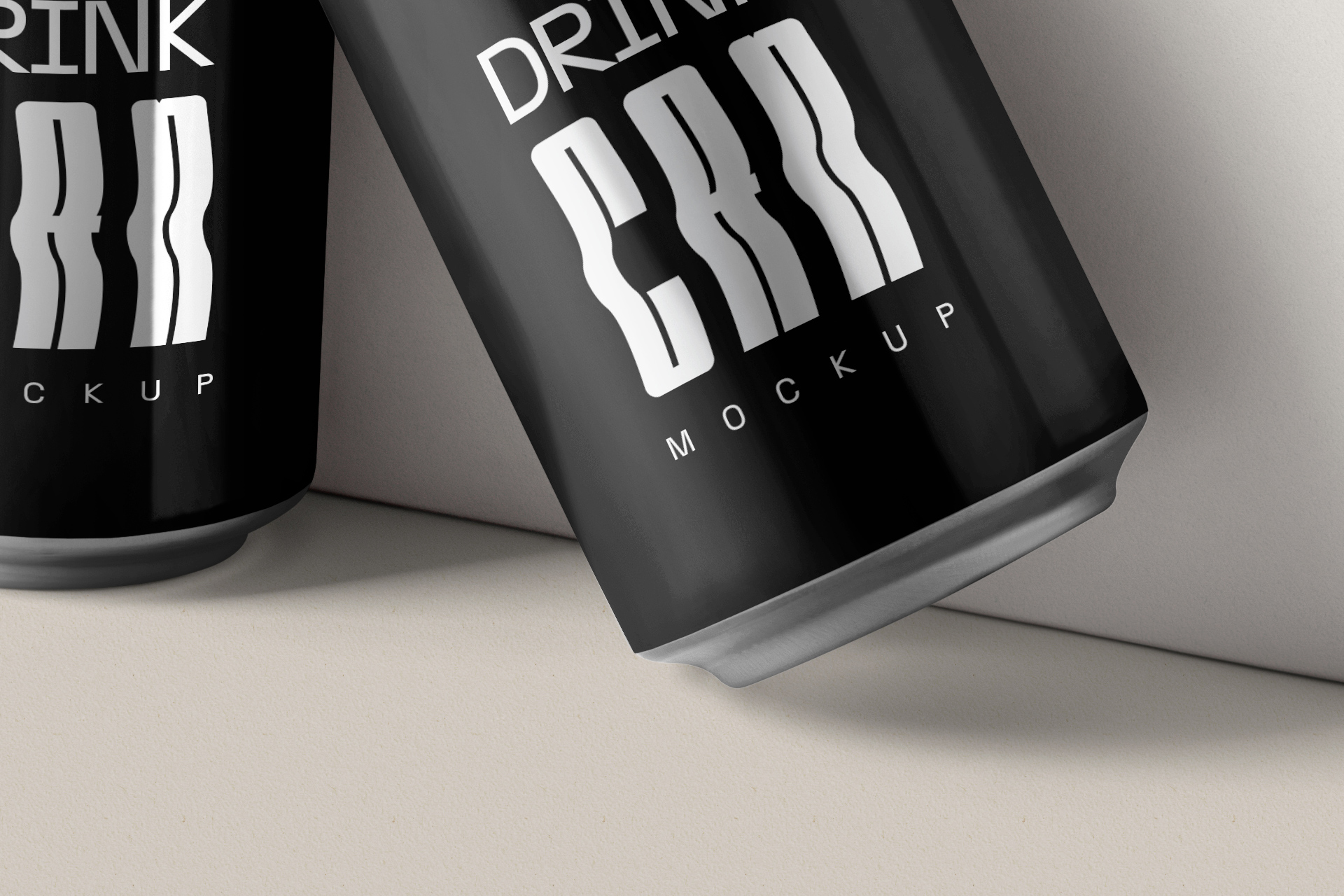 beverage can mockup
