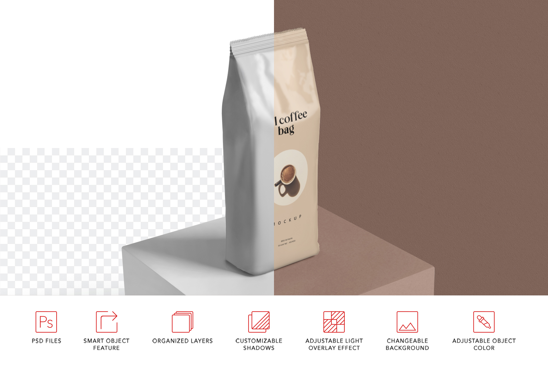 coffee bag branding