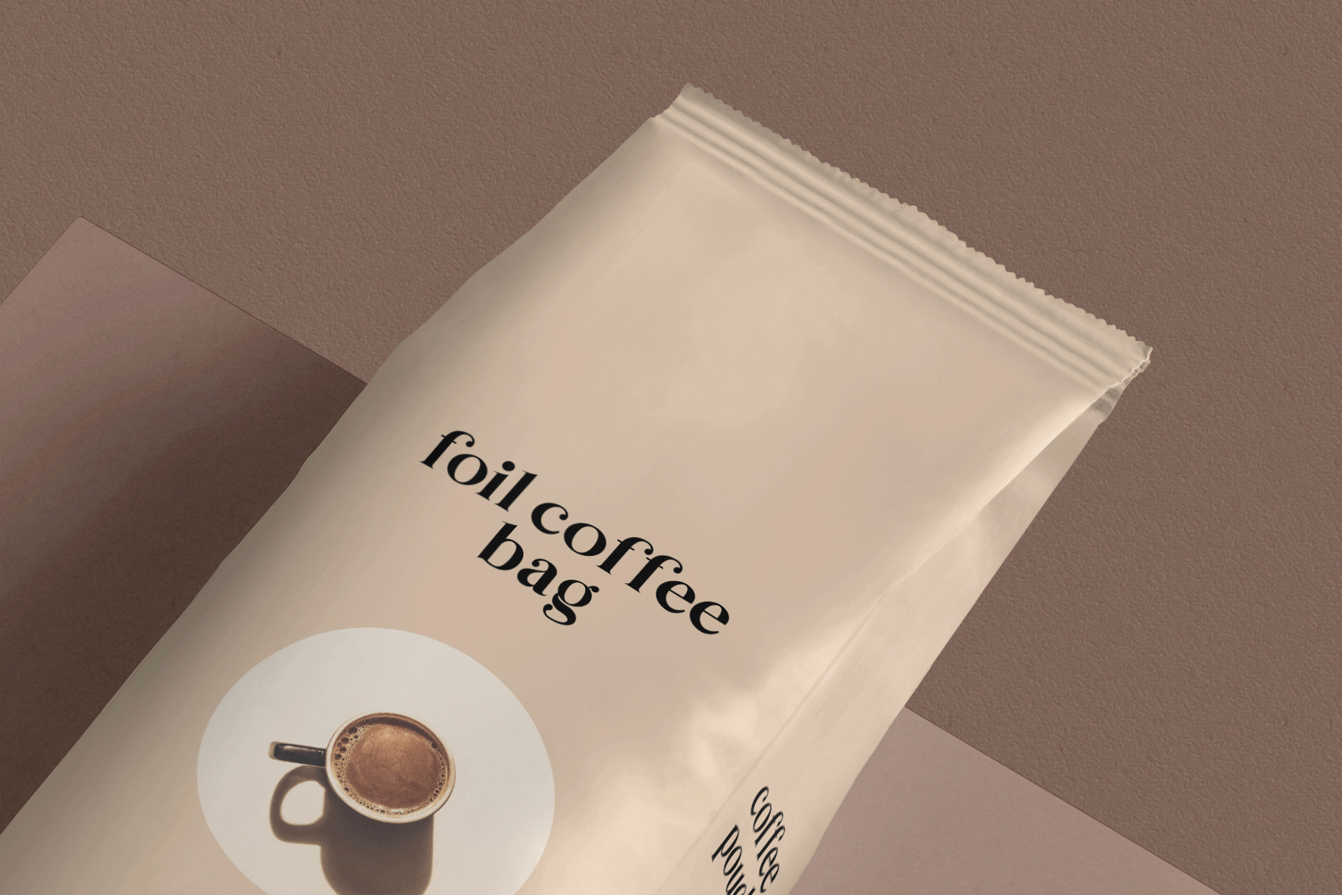 coffee label mockup