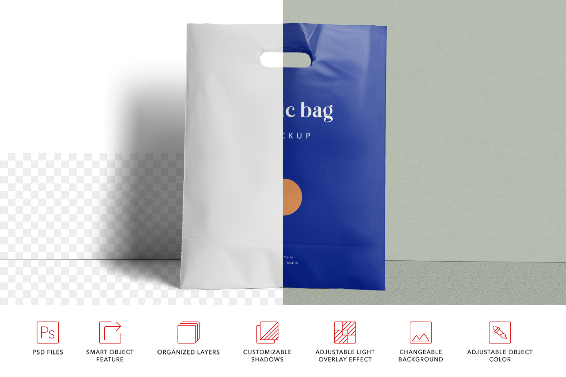 die-cut handle bag