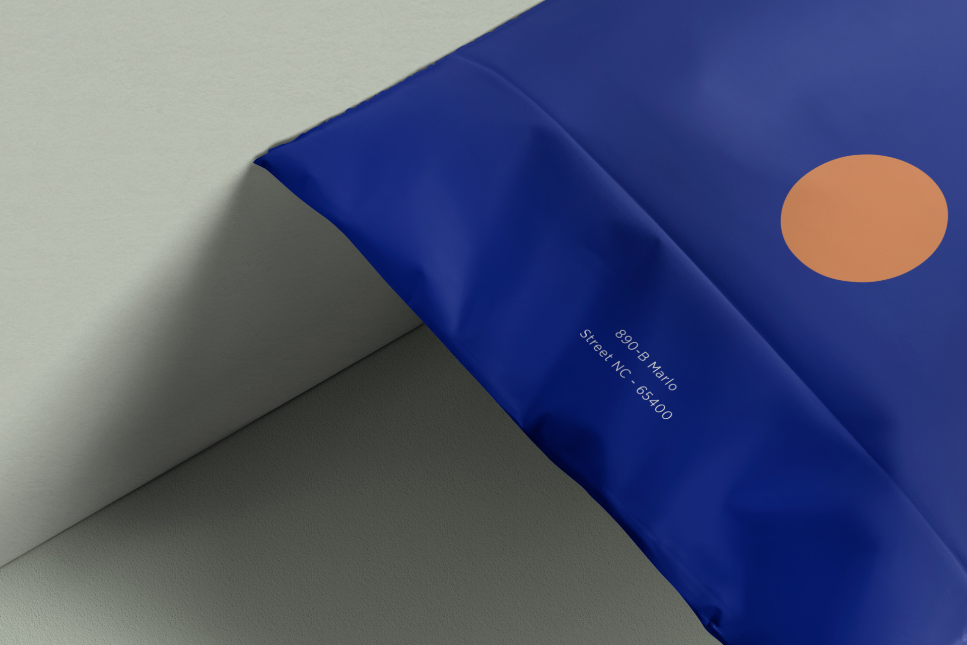 3D plastic bag PSD