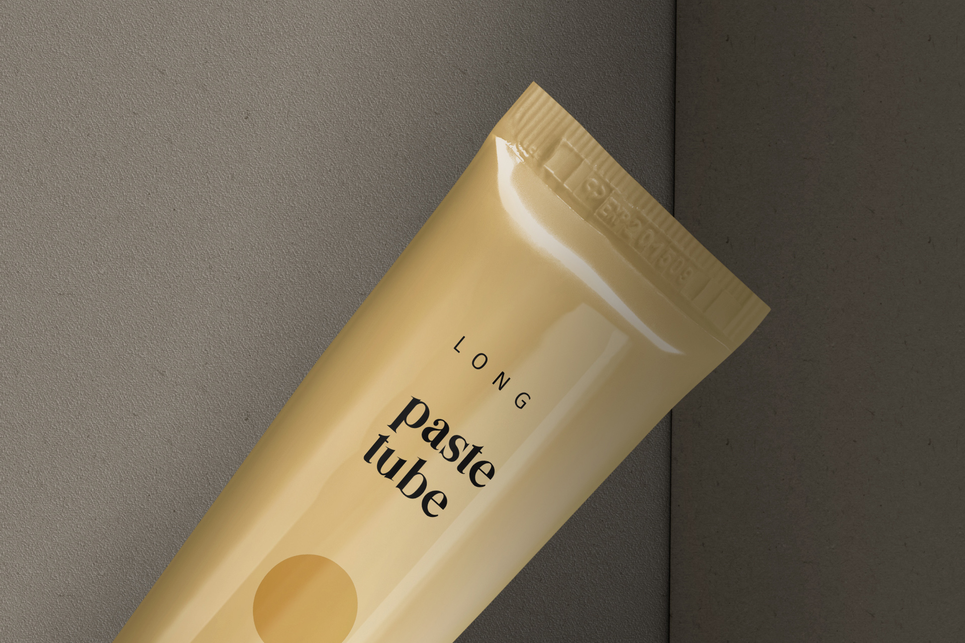 tube packaging mockup