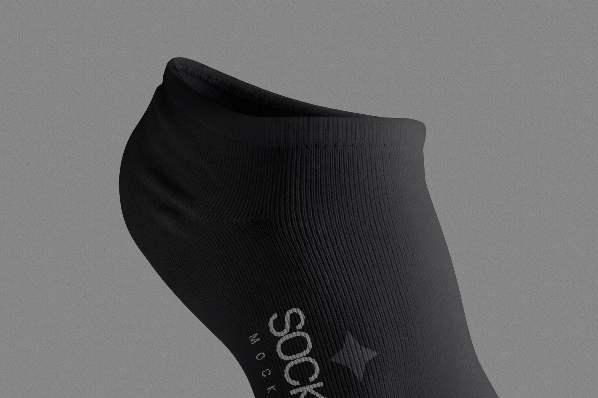 3D sock PSD mockup