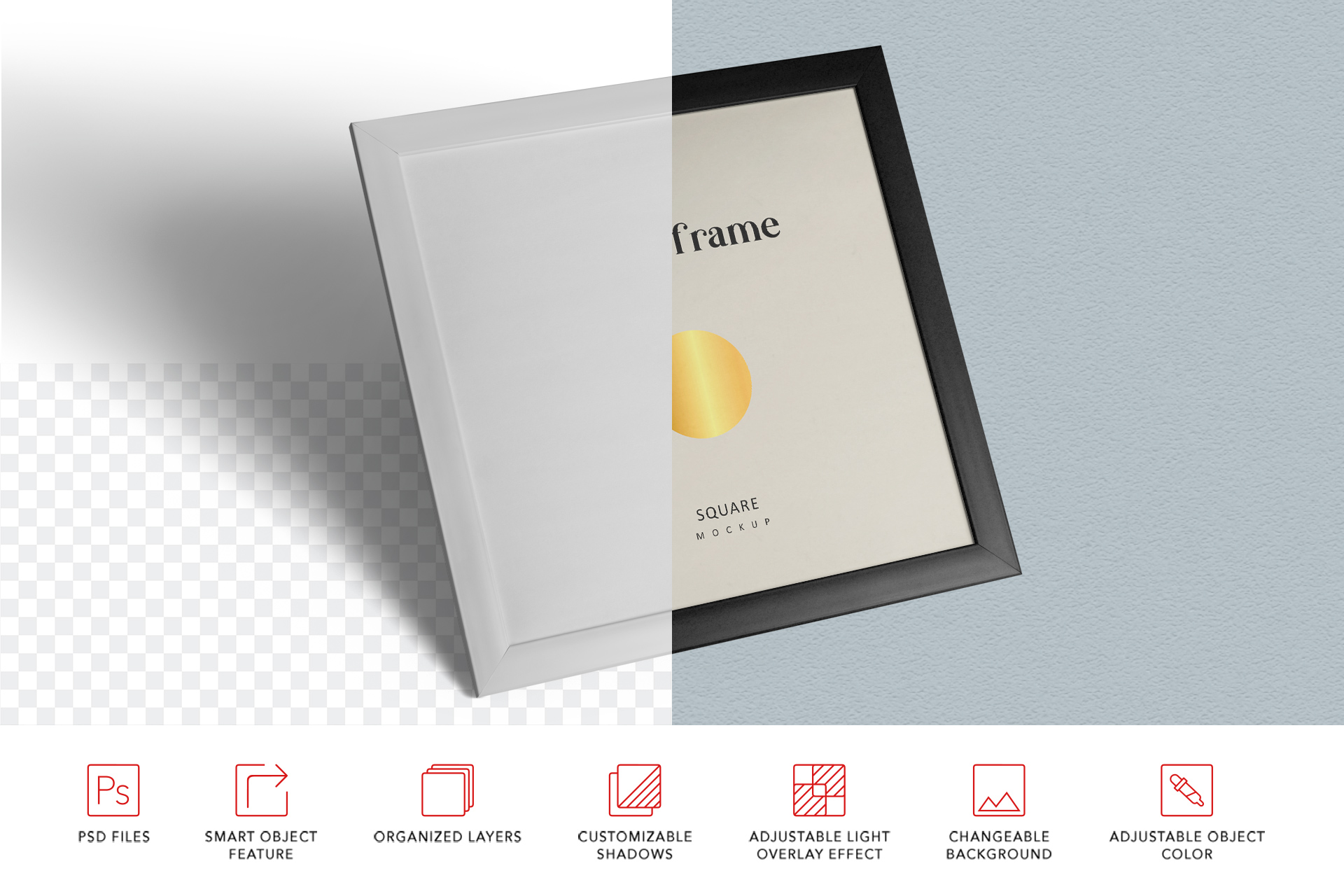 art display mockup