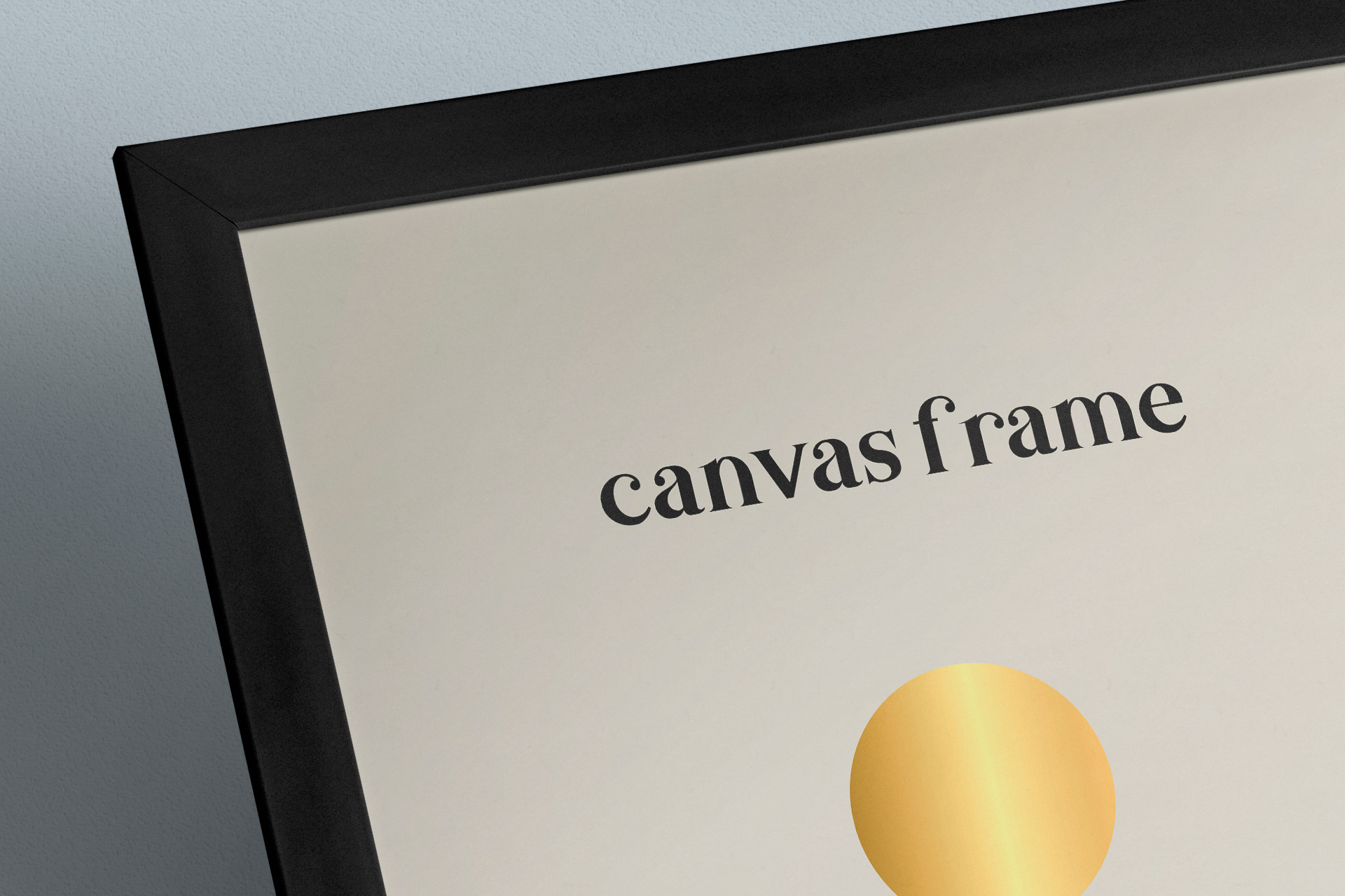 art display mockup