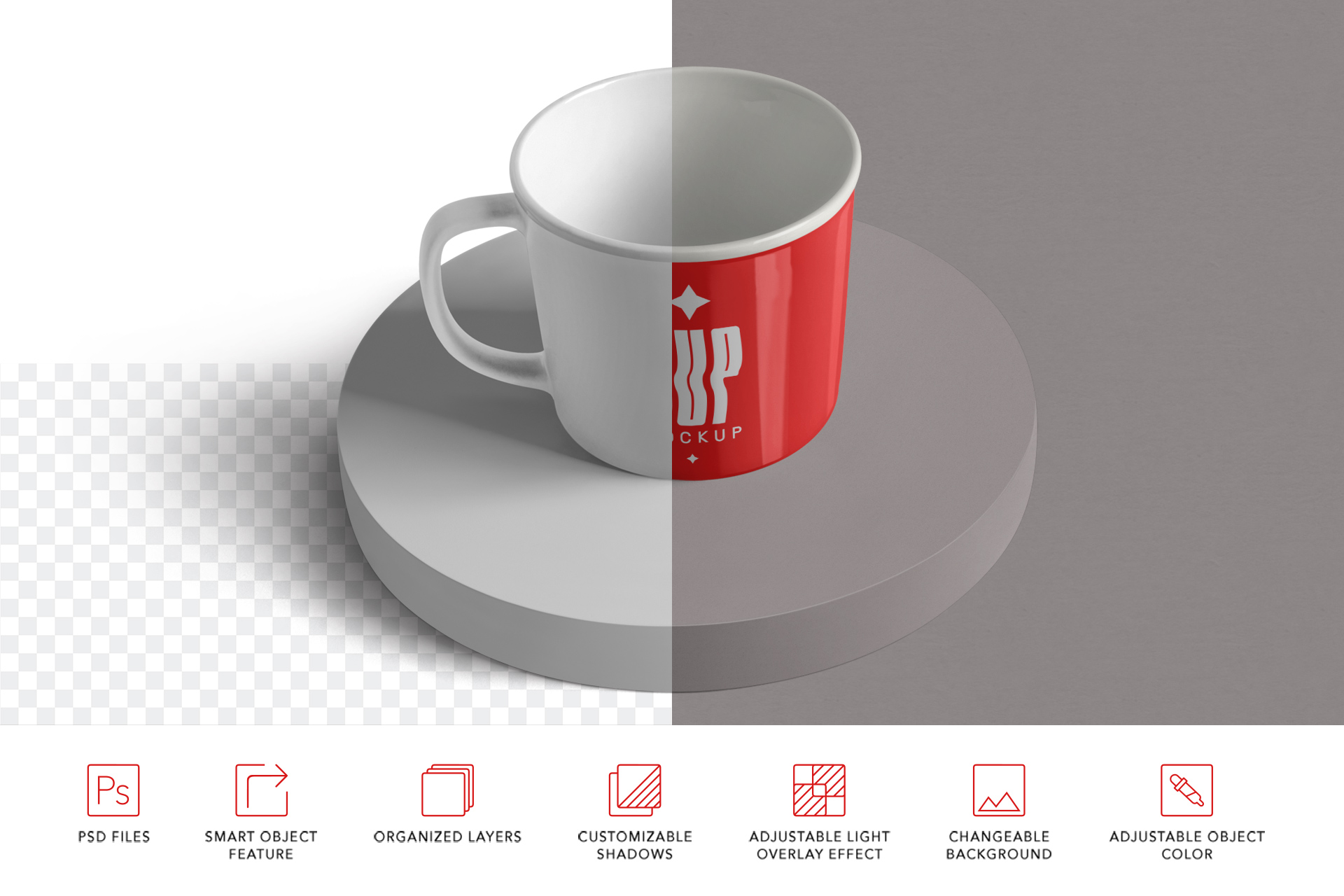 ceramic cup PSD