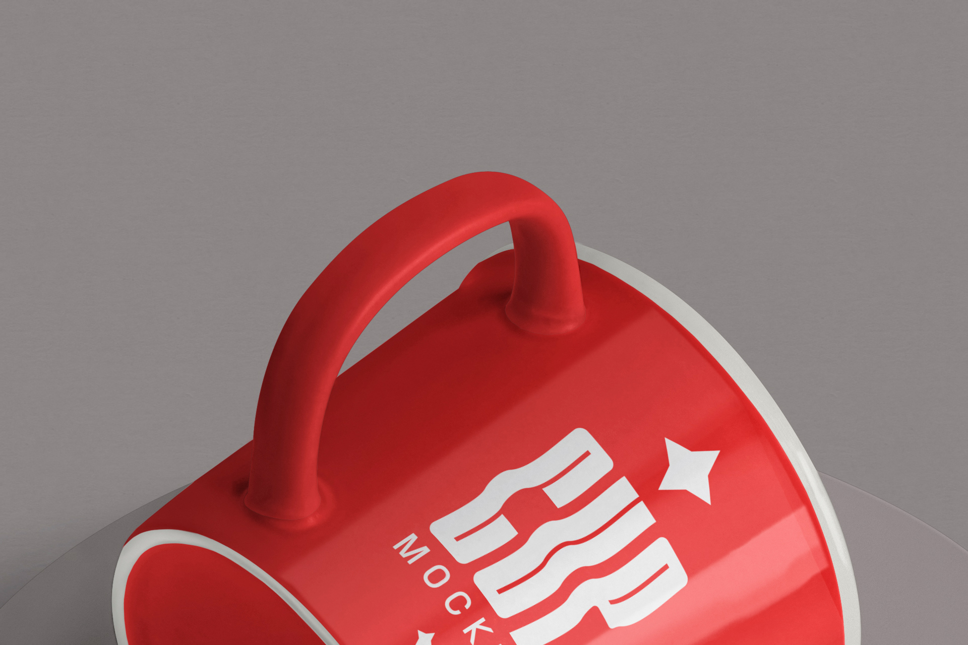 bottom view cup mockup