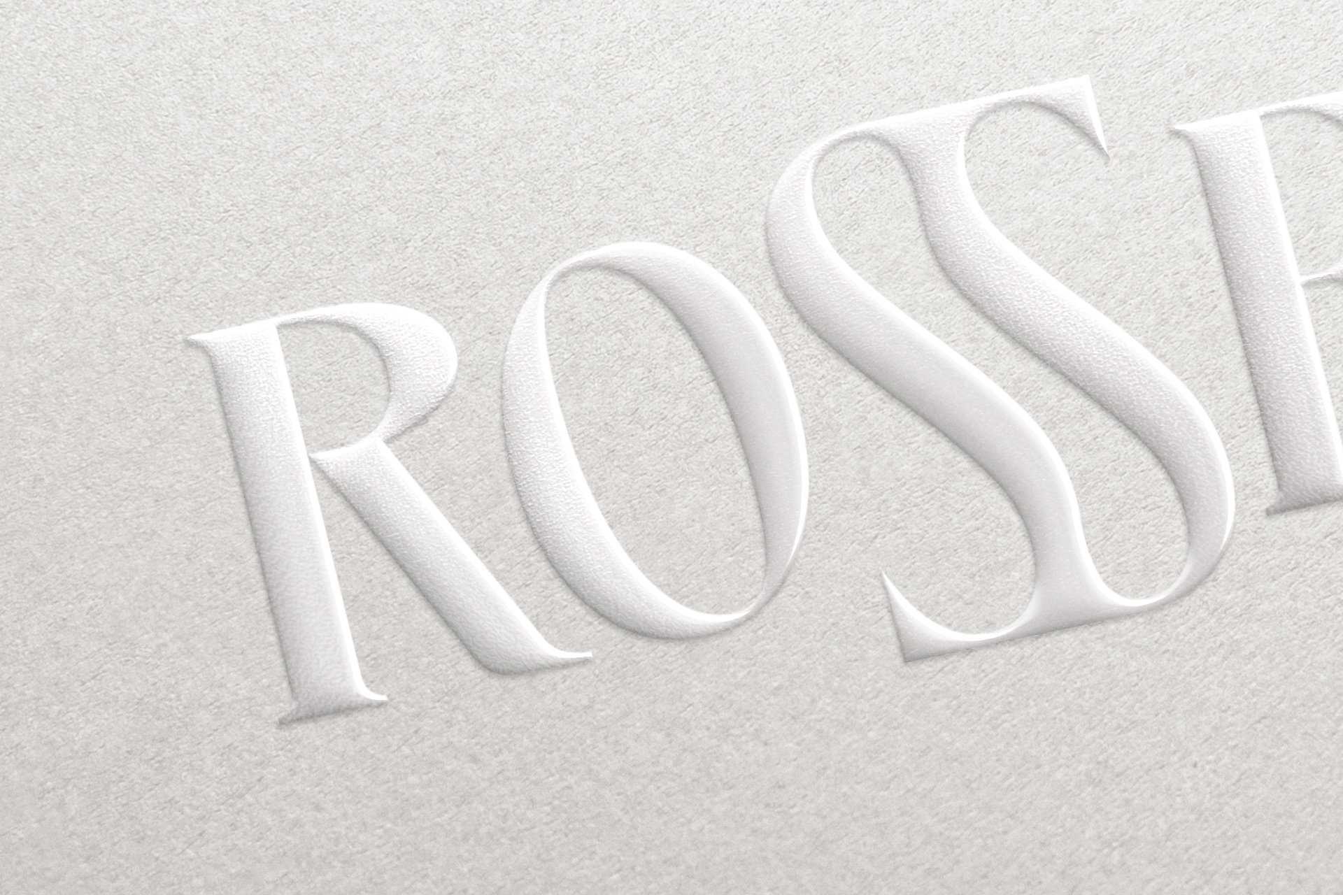 embossed branding psd