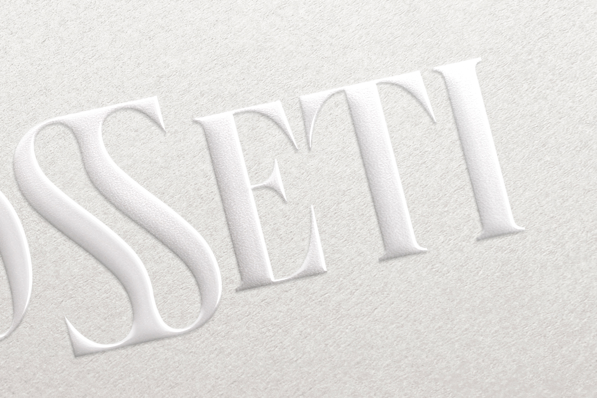 embossed branding psd