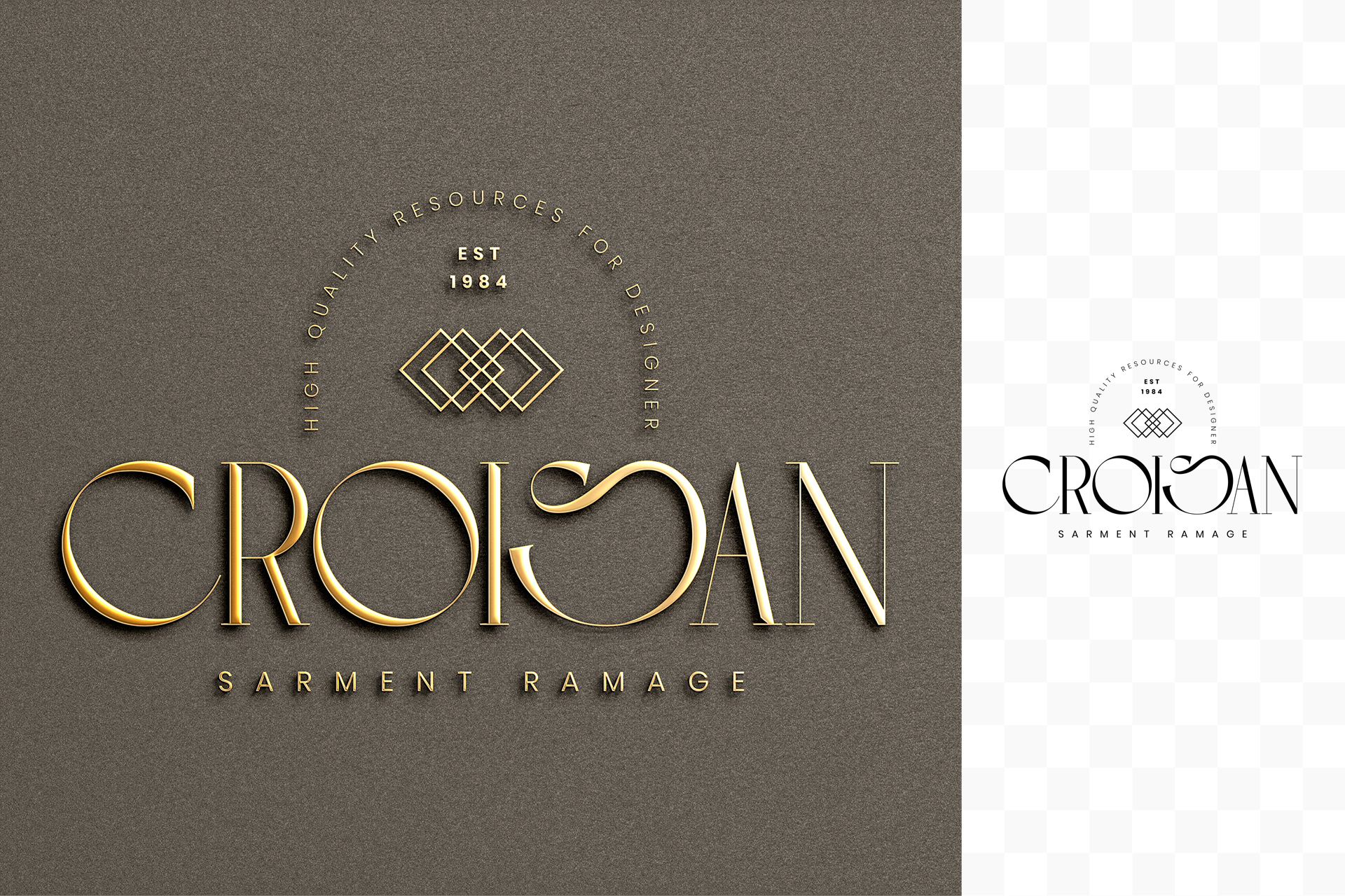 boutique identity mockup