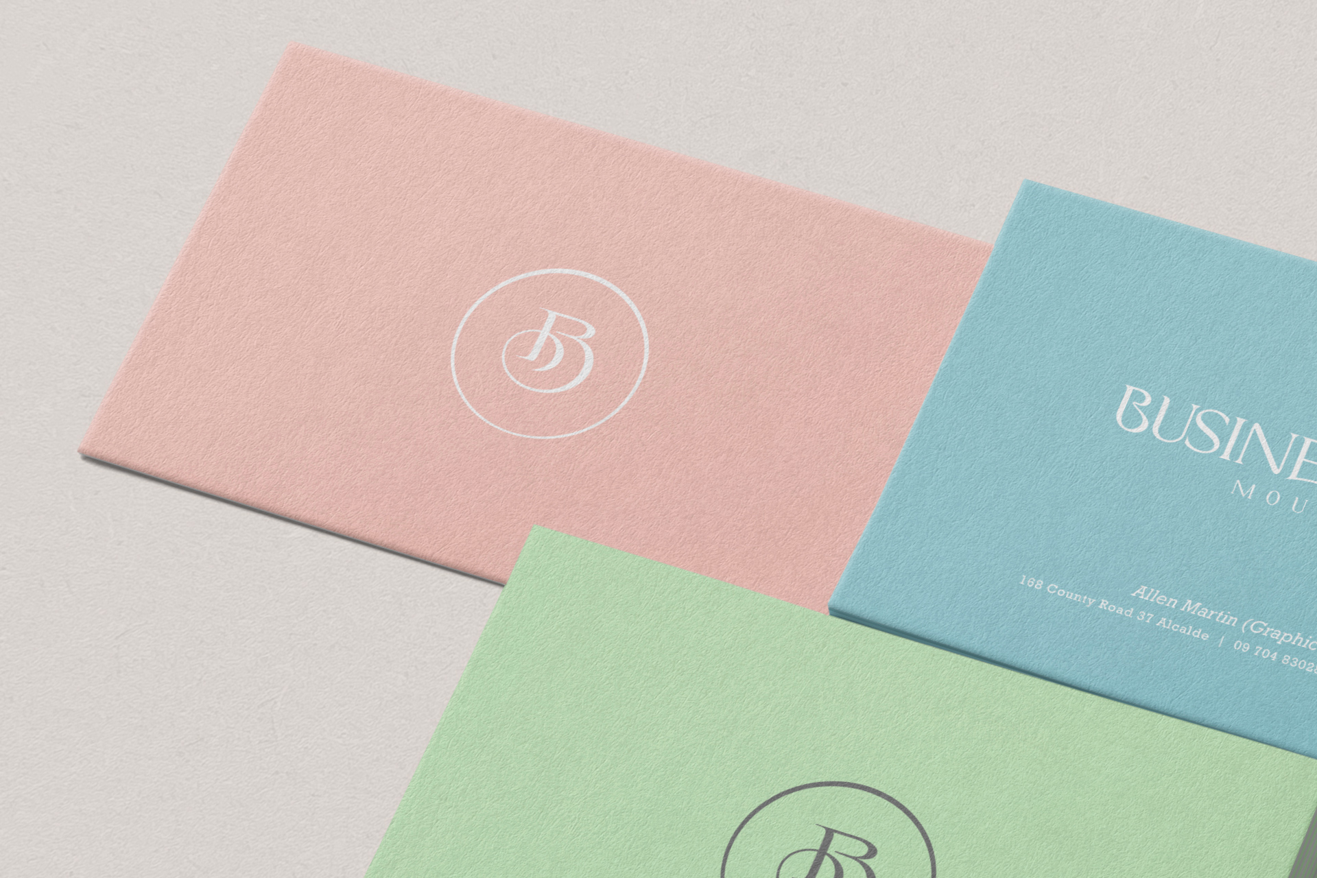 business card mockup