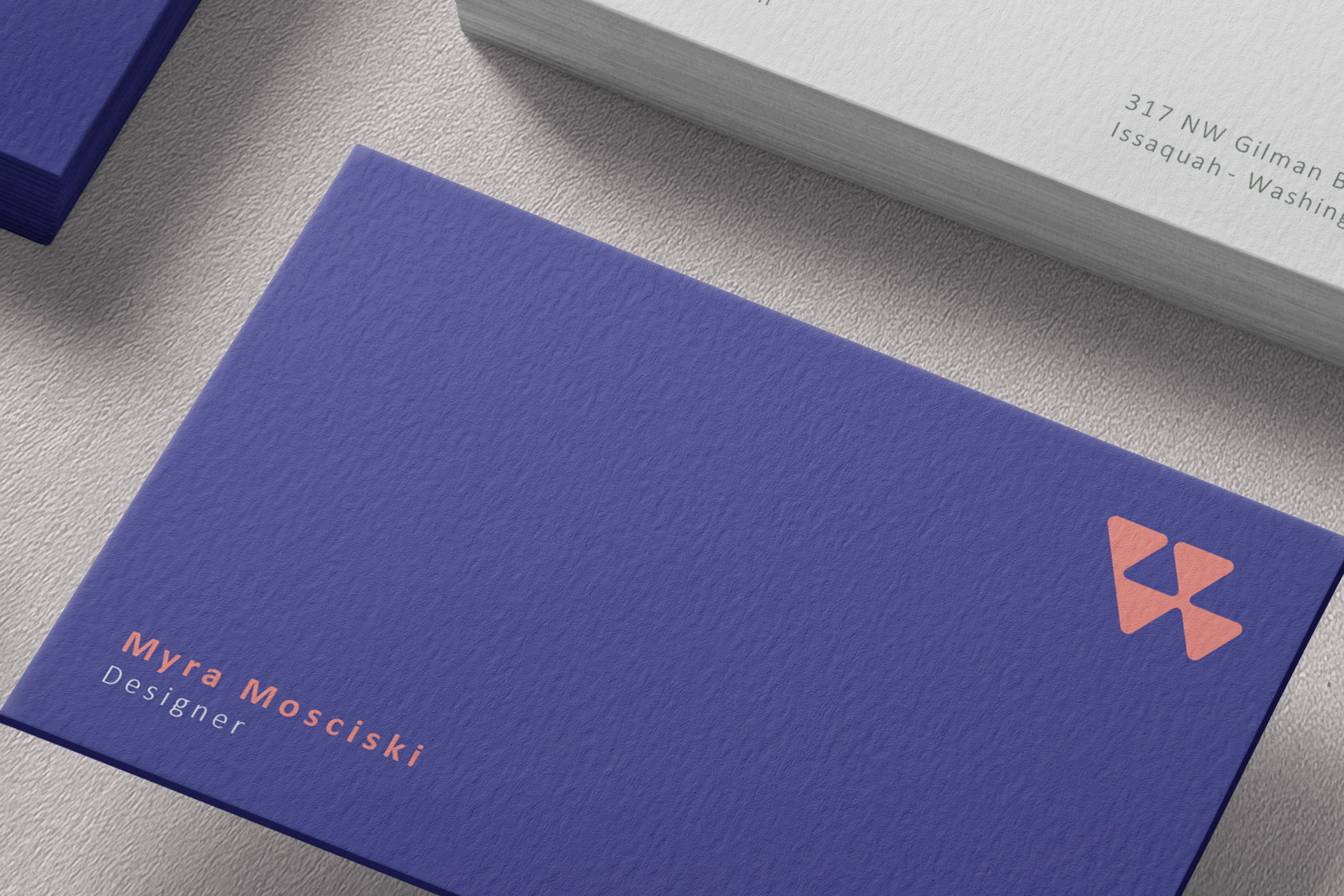 business card mockup