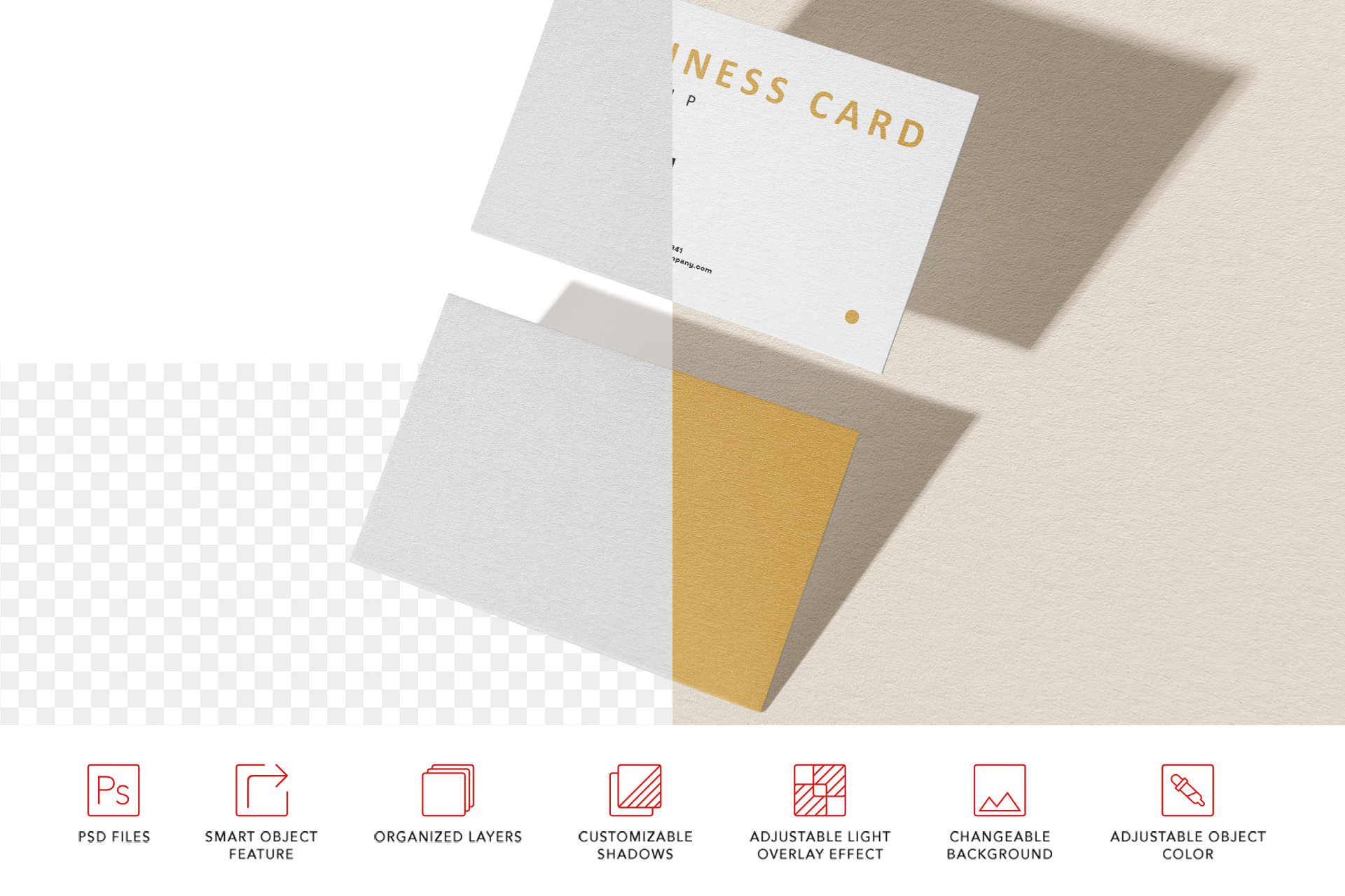 business card mockup
