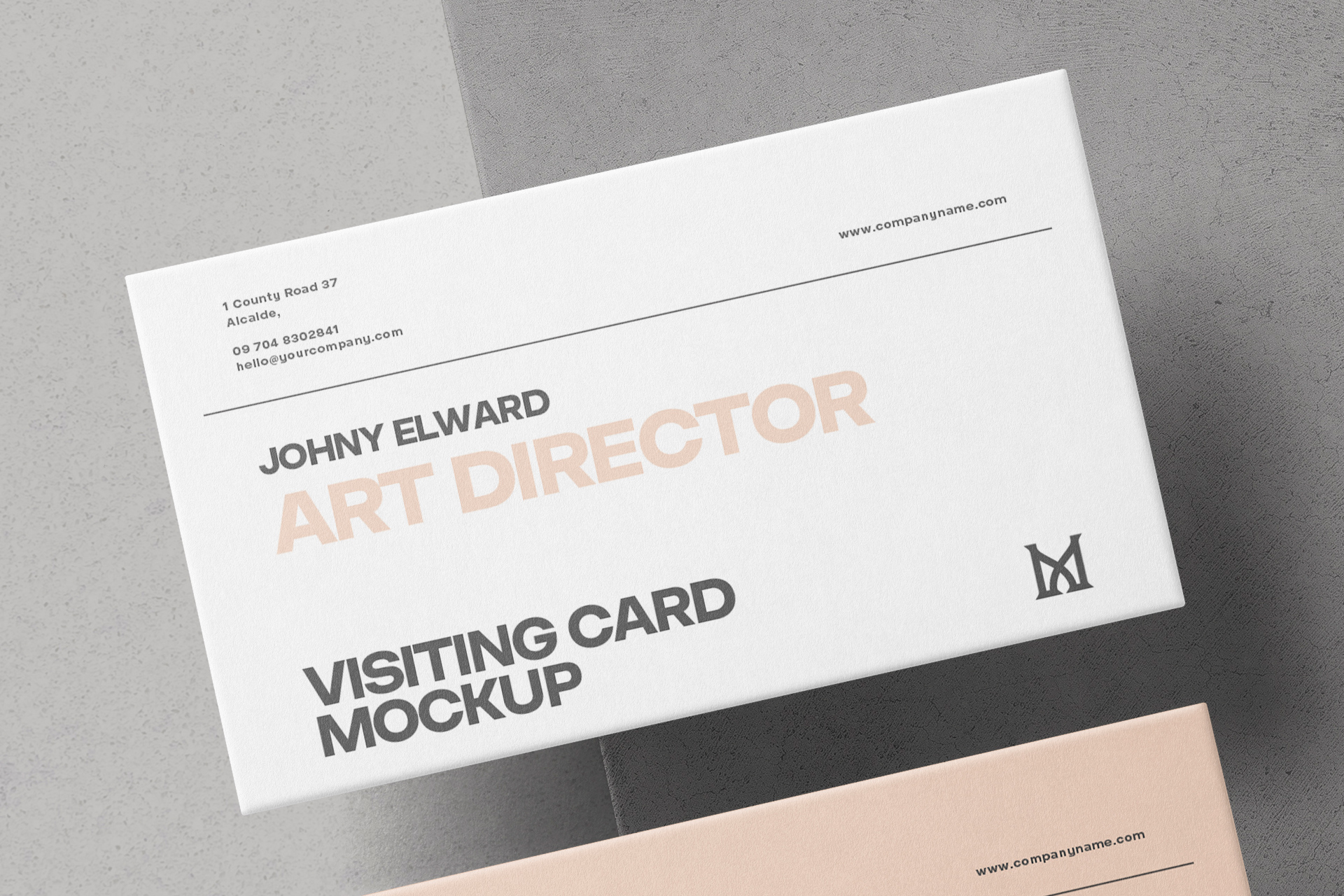 3.5x2 inch card mockup