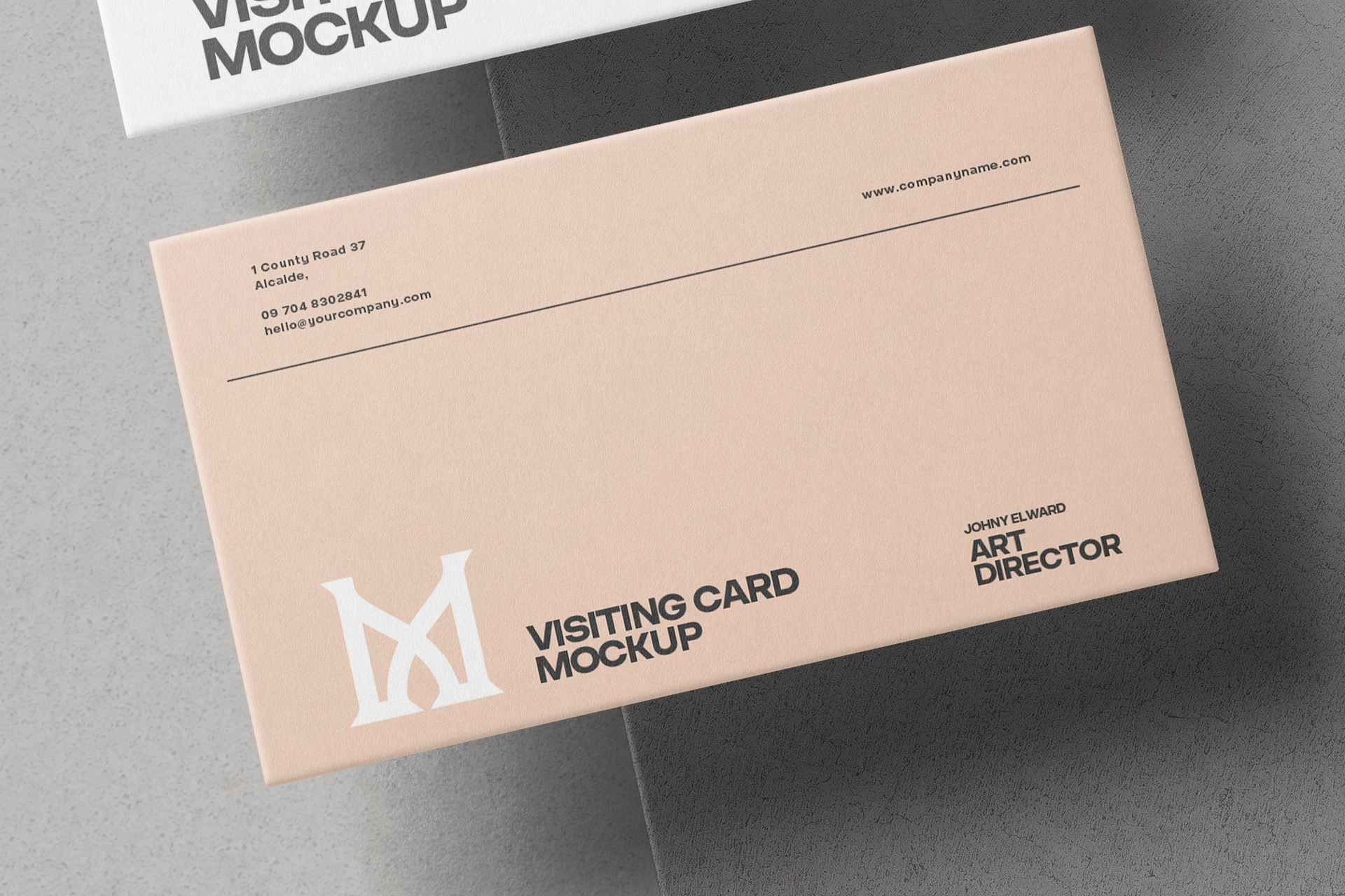 3.5x2 inch card mockup