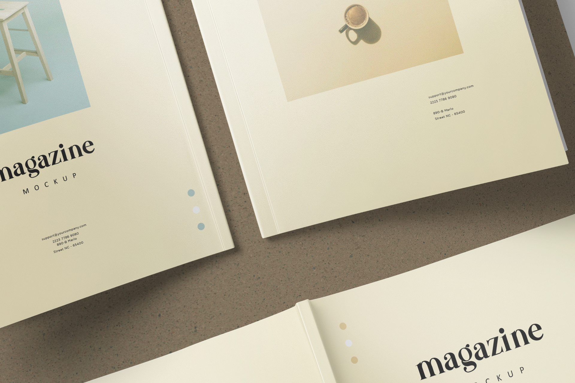 a4 booklet mockup