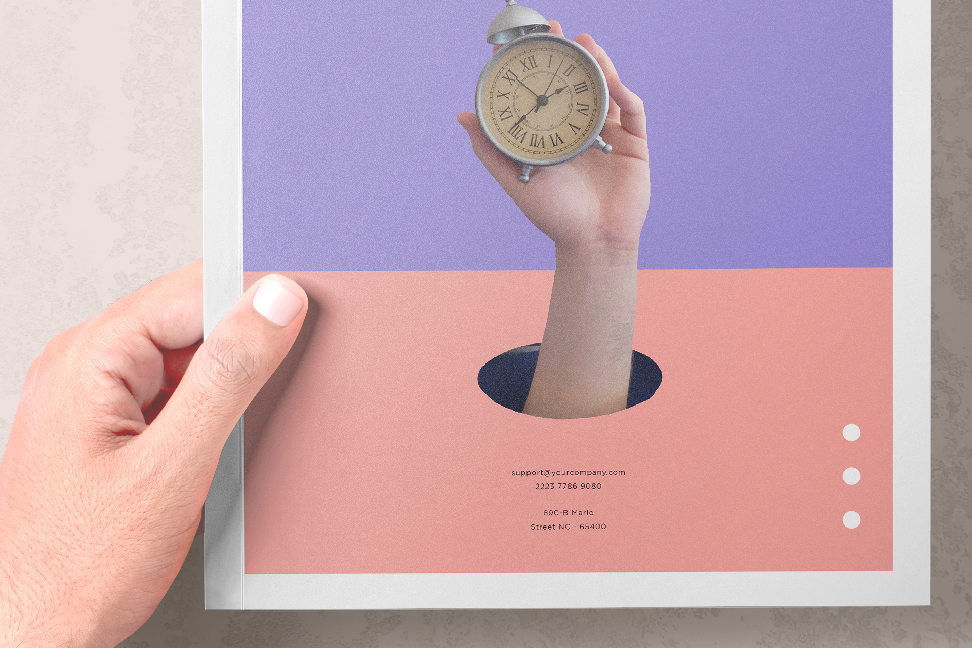 A4 magazine mockup