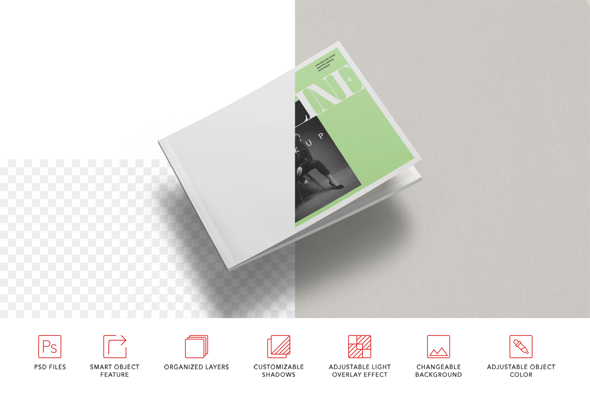A4 magazine template