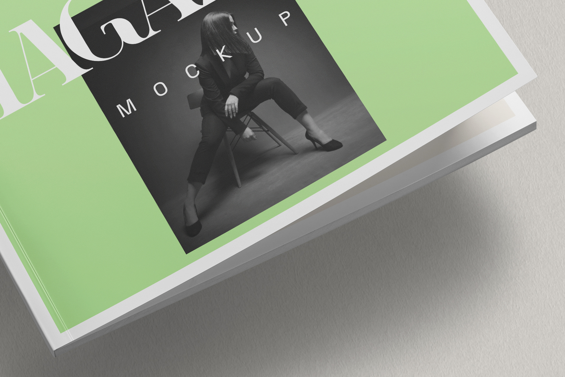 A4 magazine template