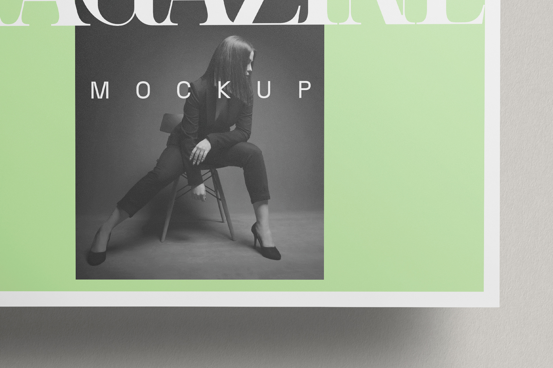 clean background magazine