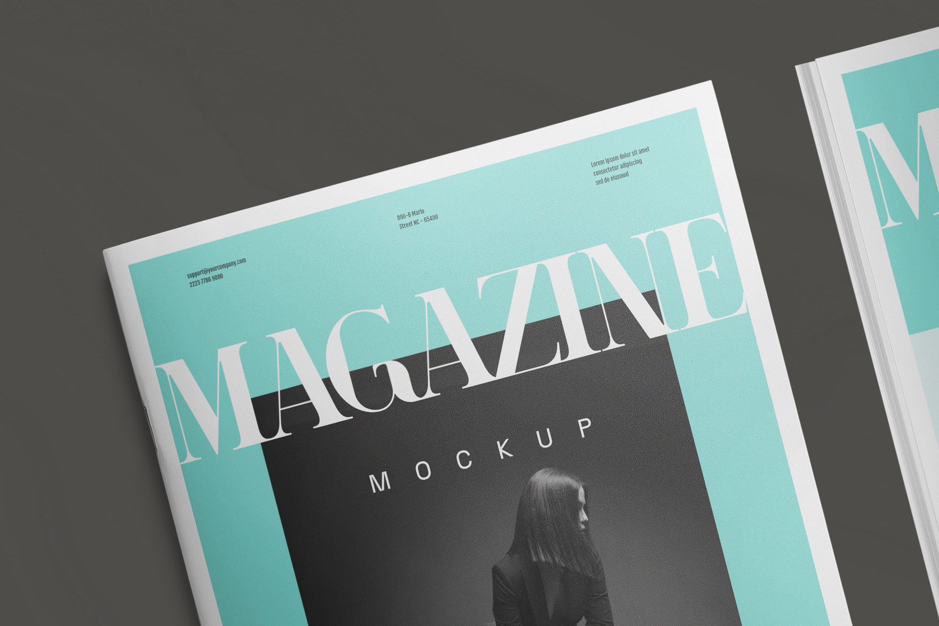 A4 magazine mockup