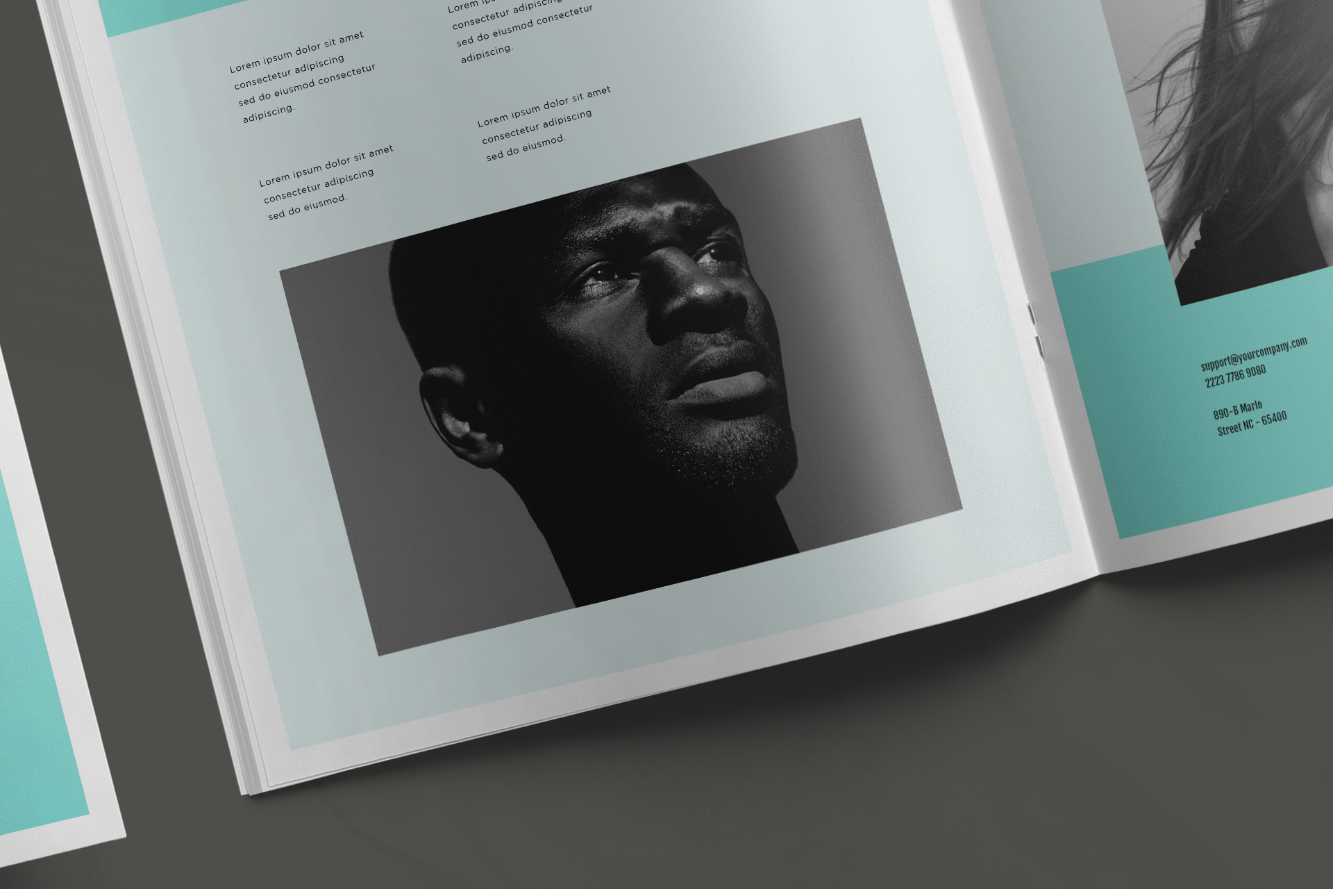 A4 magazine mockup