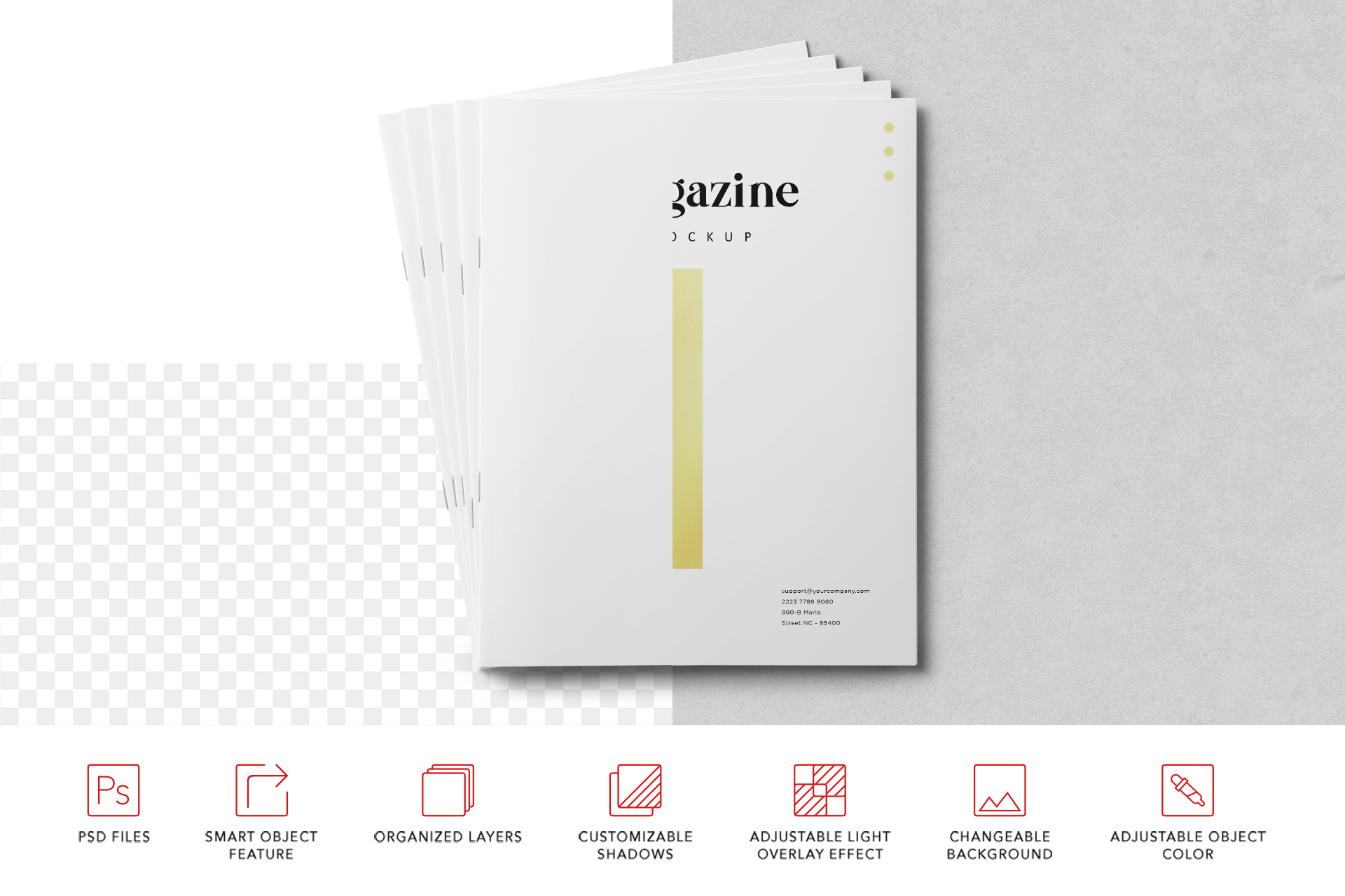A4 cover mockup