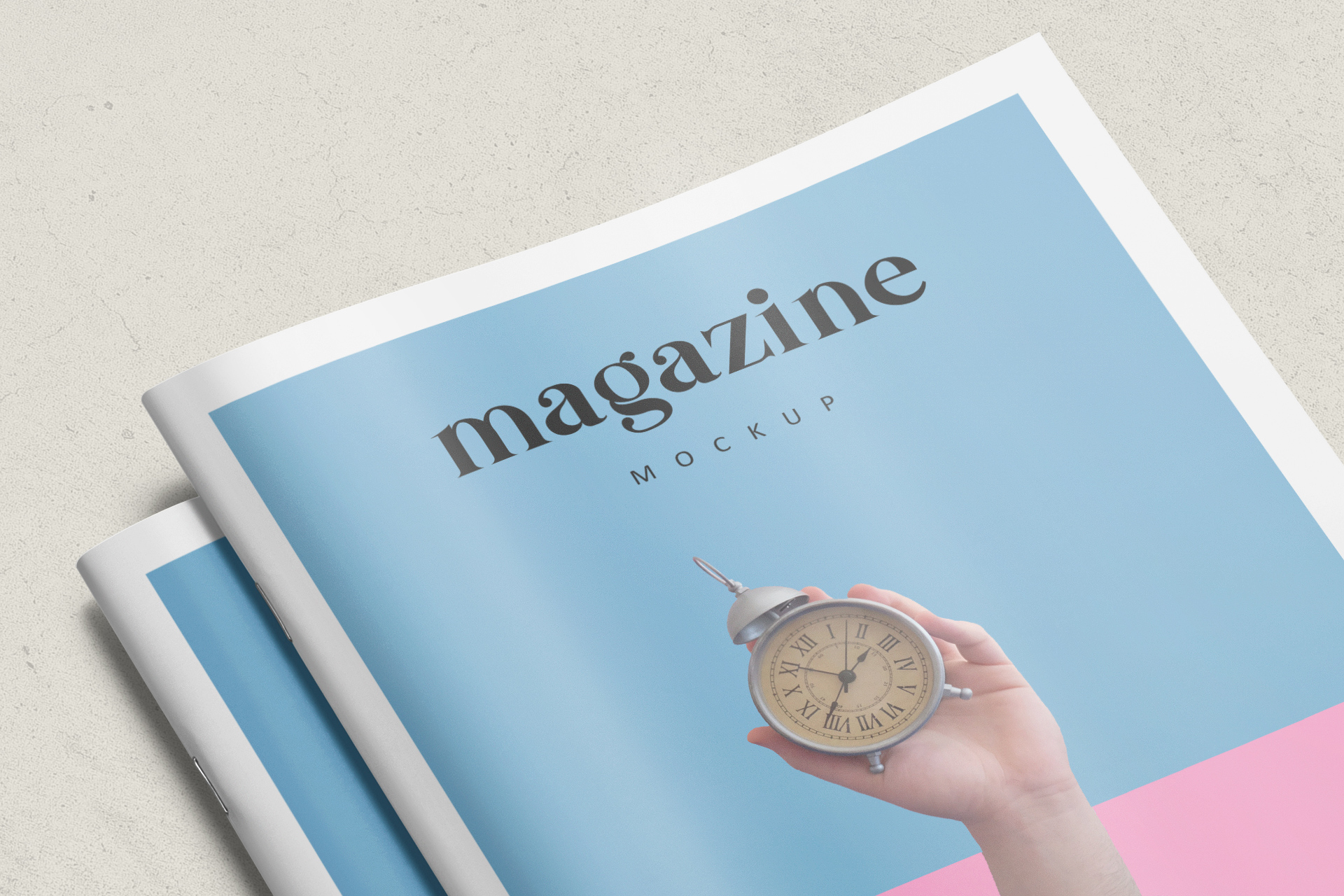 A4 magazine cover