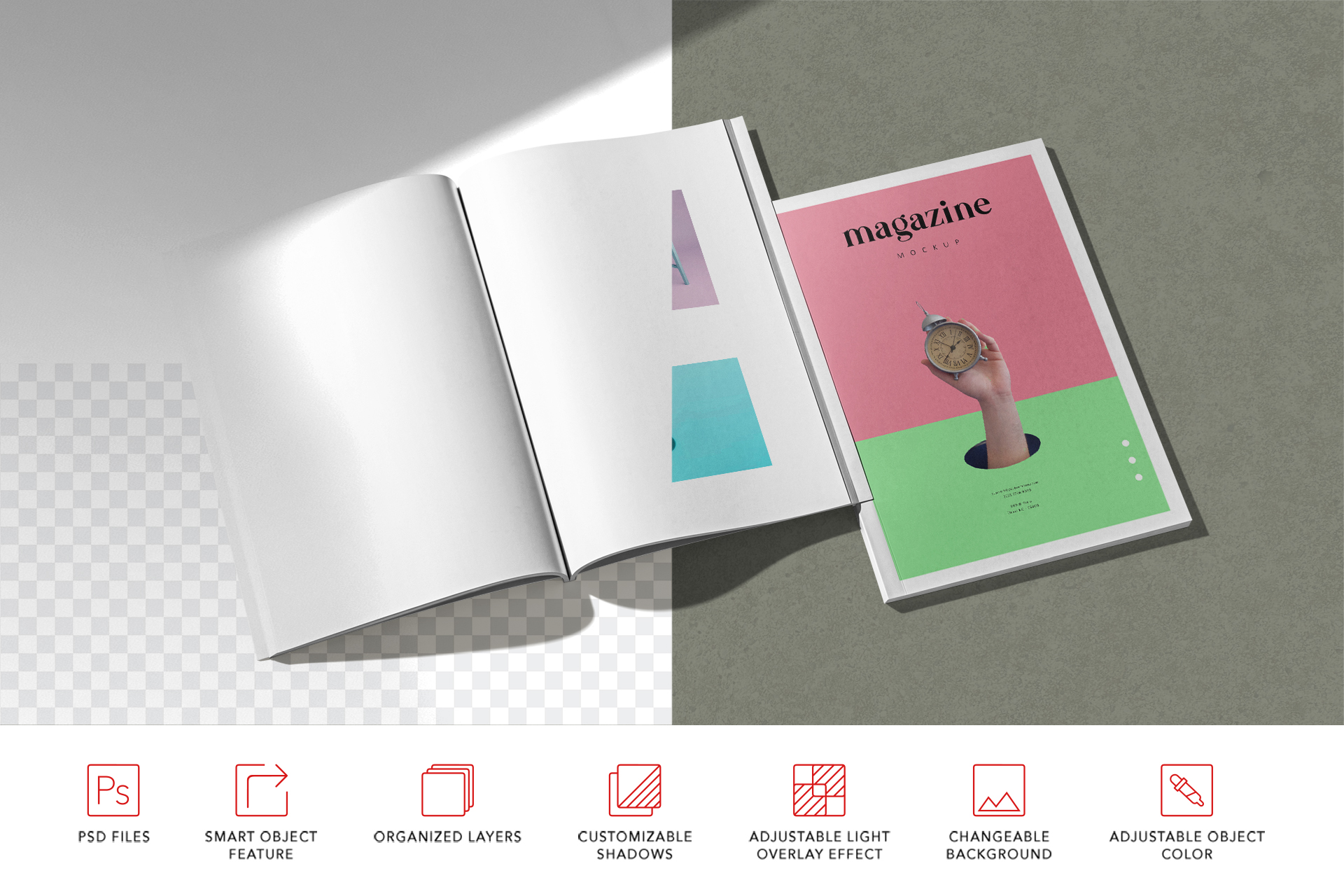 A4 magazine template