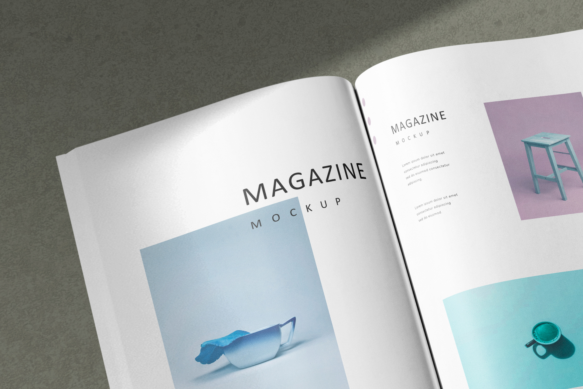 A4 magazine template