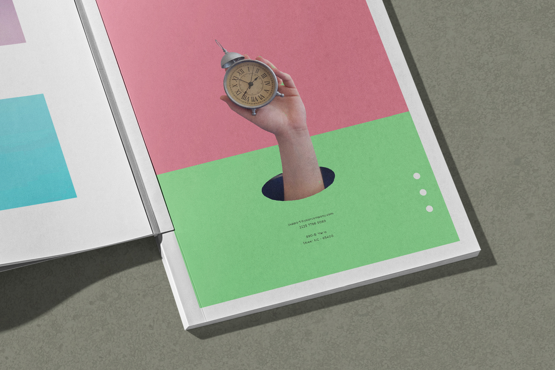 A4 magazine template