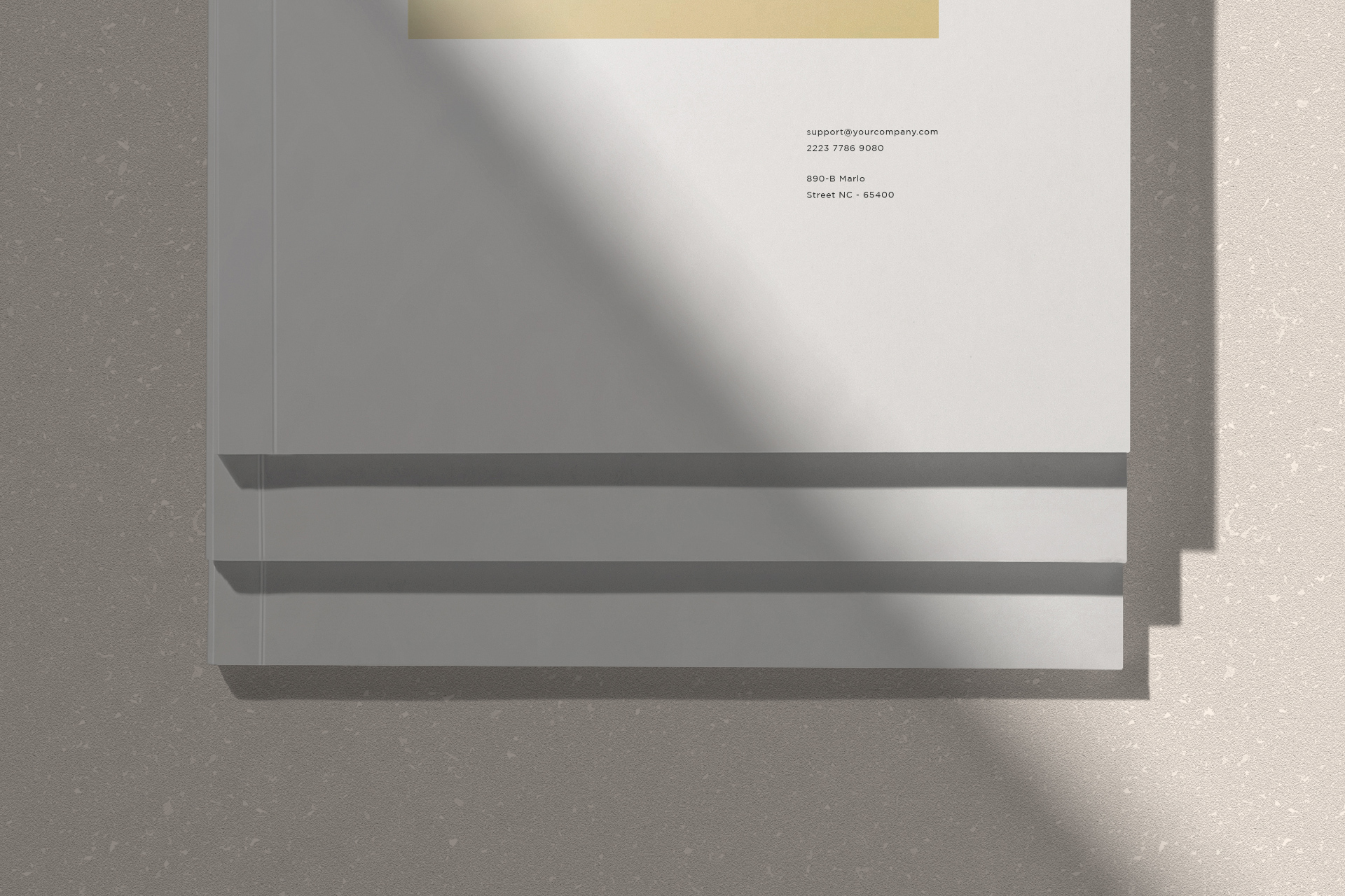 A4 cover mockup