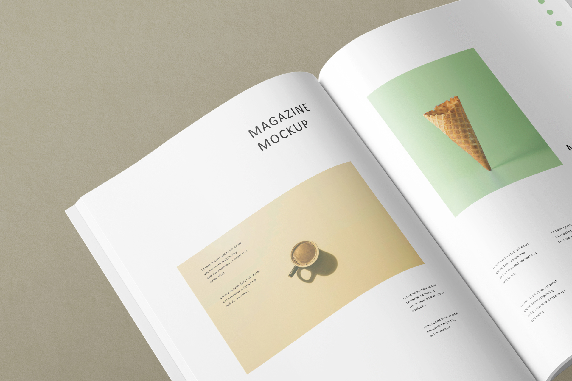 A4 magazine PSD