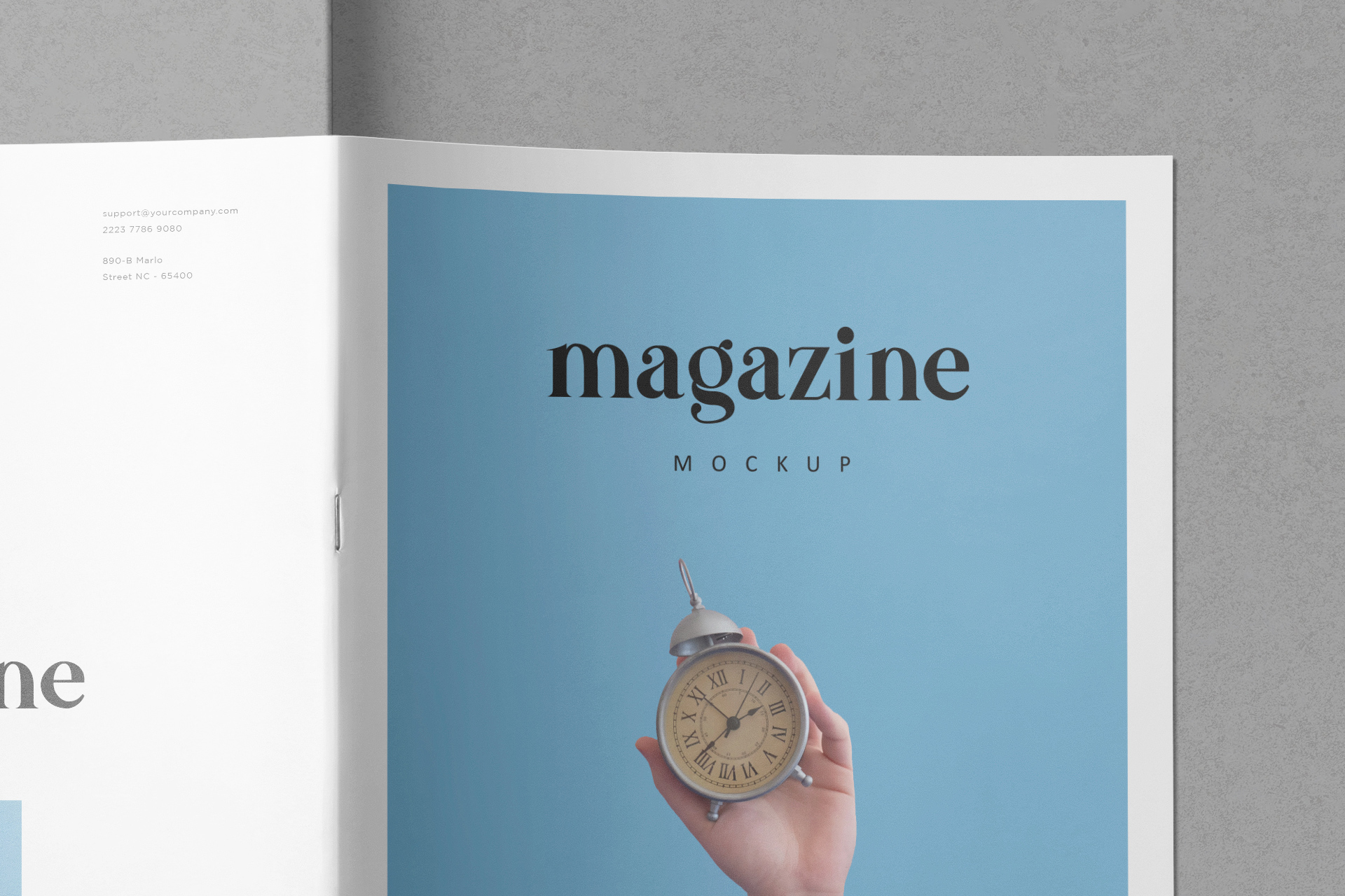 A4 magazine mockup