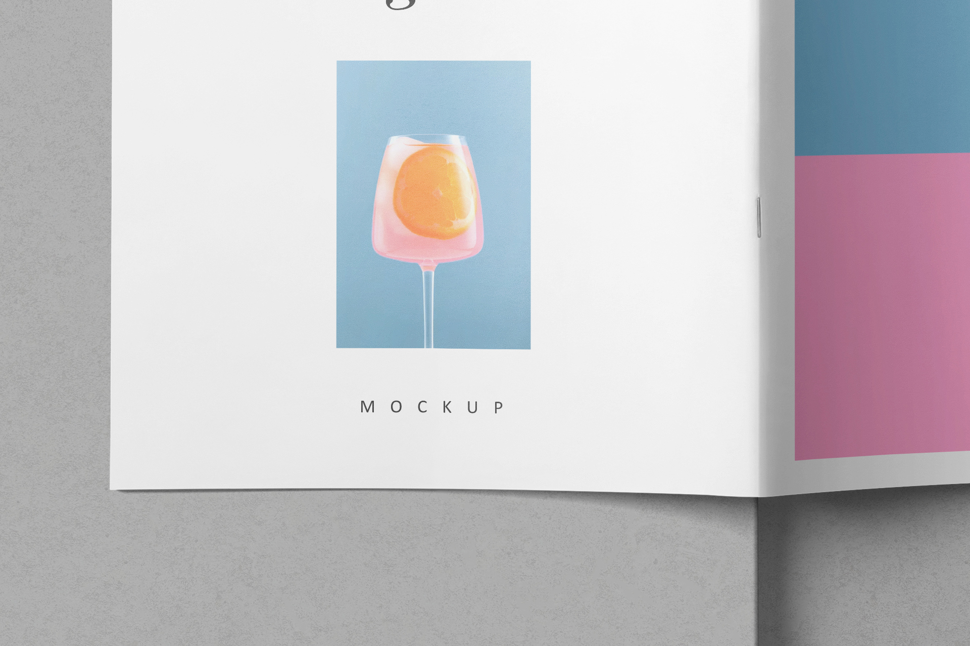 A4 magazine mockup