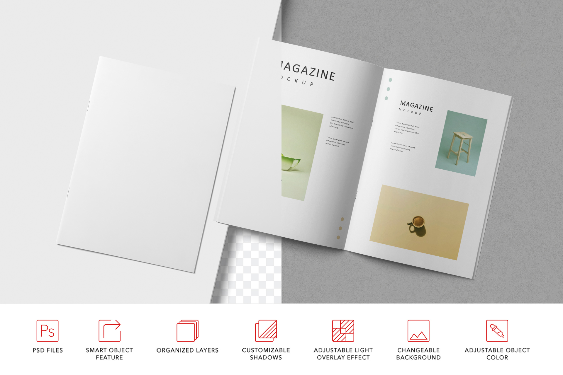 a4 booklet mockup