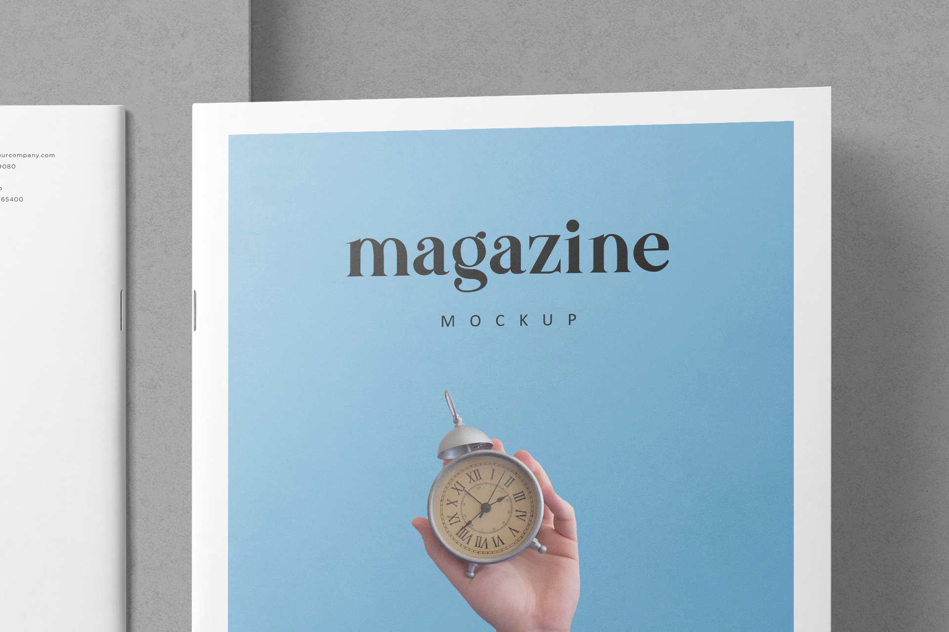 a4 booklet mockup
