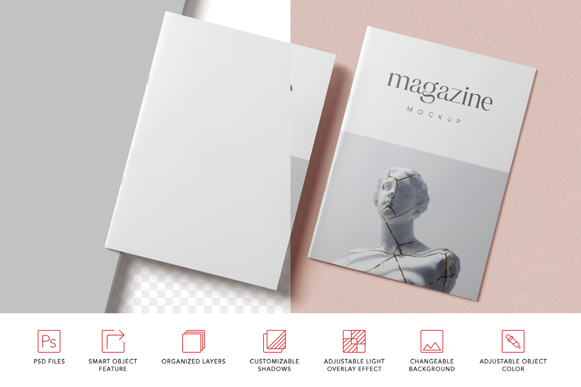 a5 book mockup