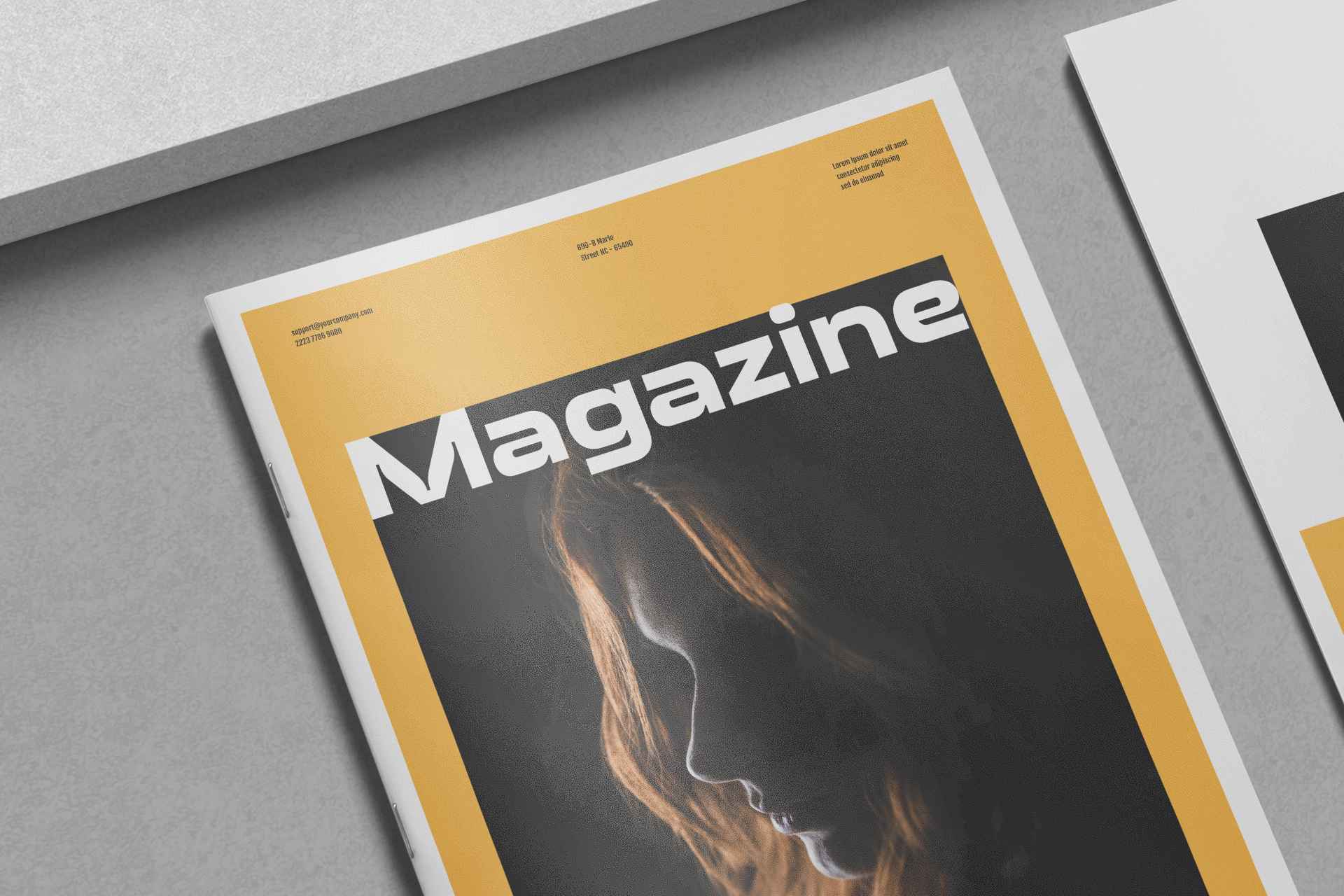A4 cover mockup