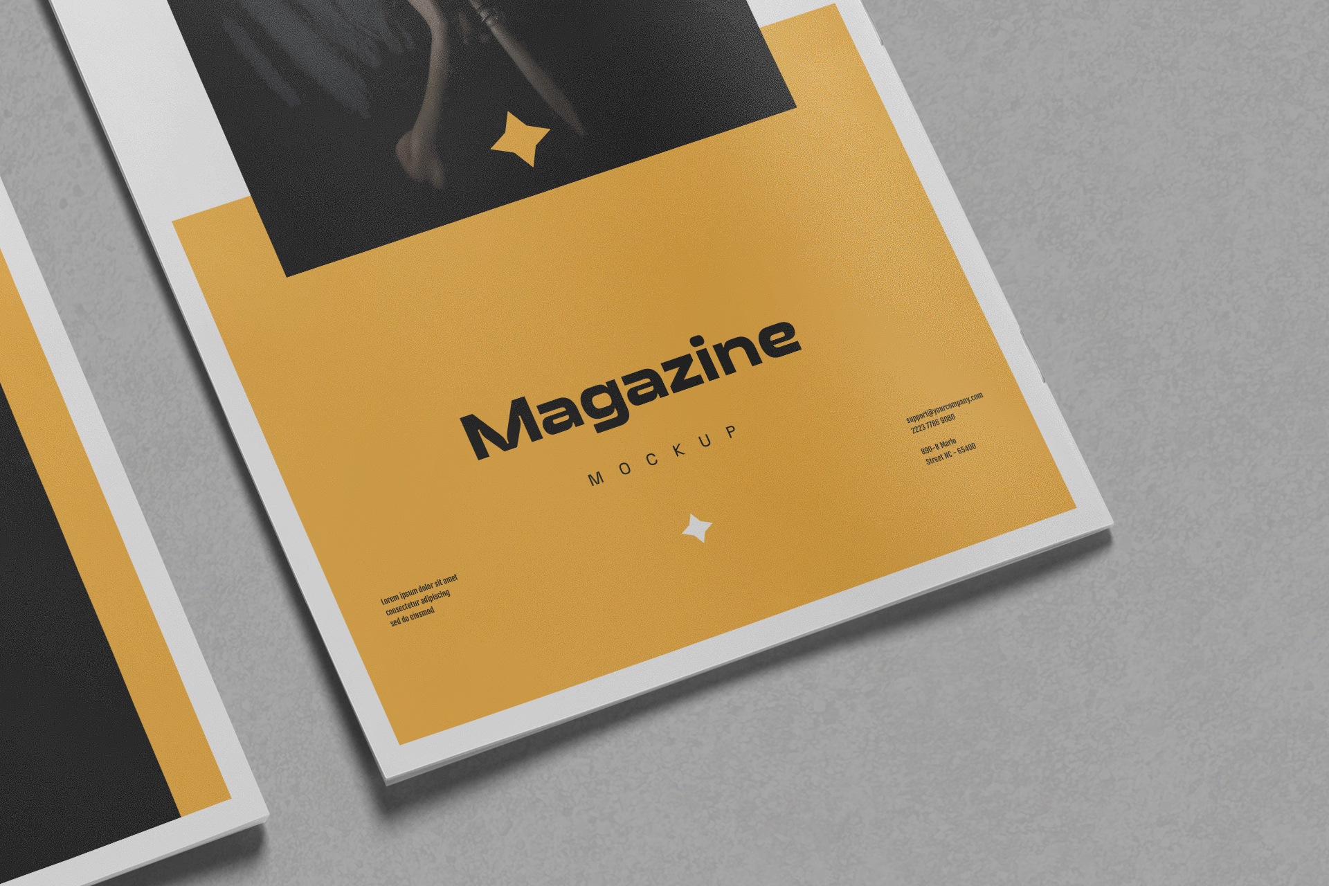 A4 cover mockup
