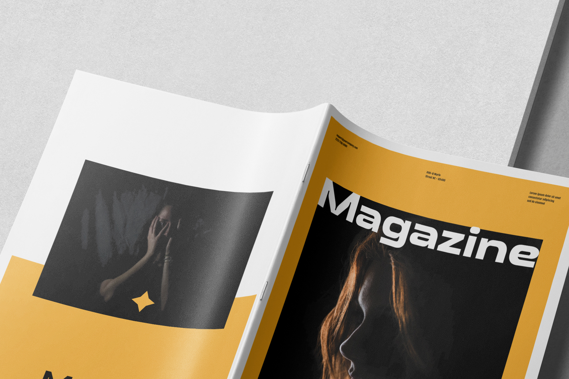 high-res print mockup